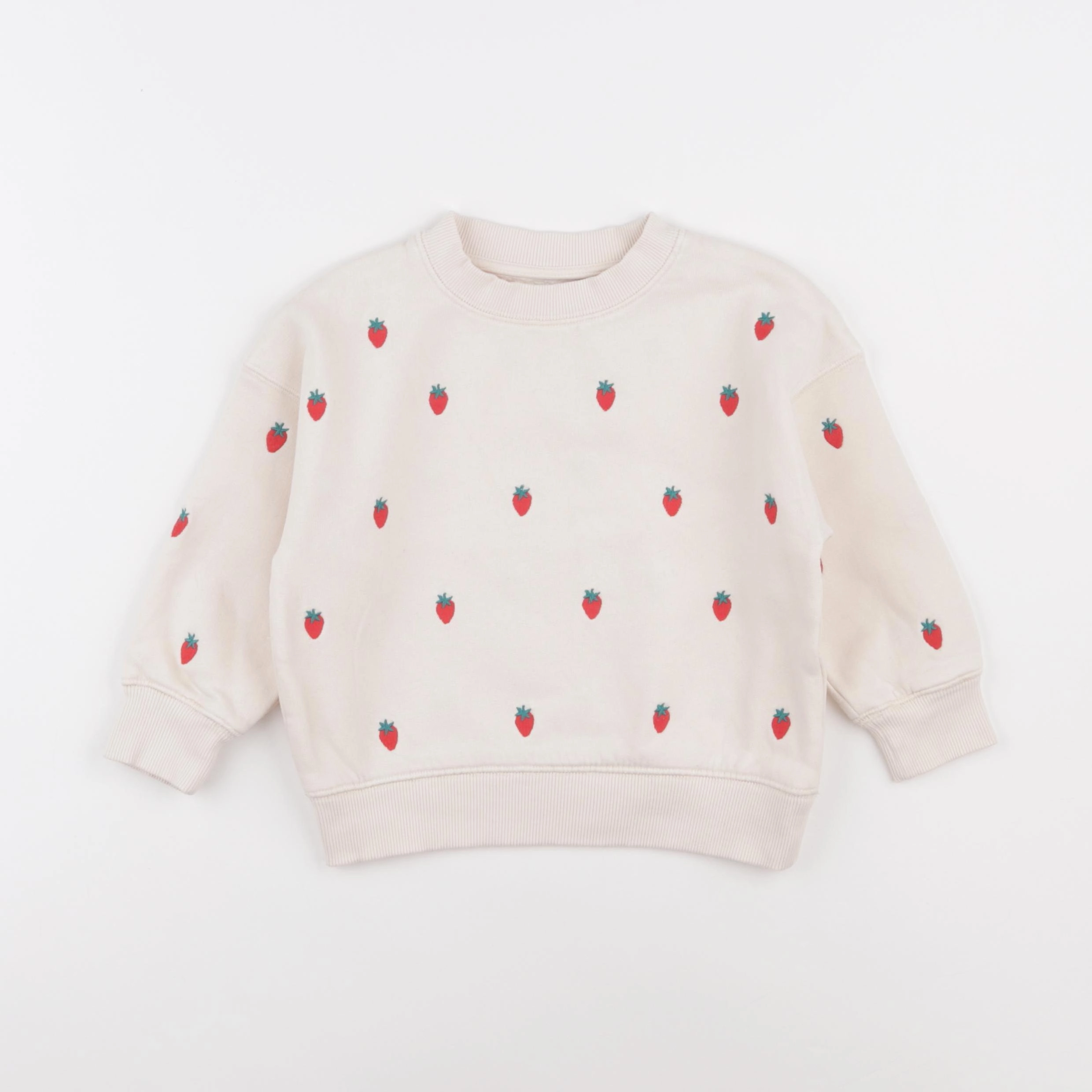Monoprix - sweat blanc - 3 ans