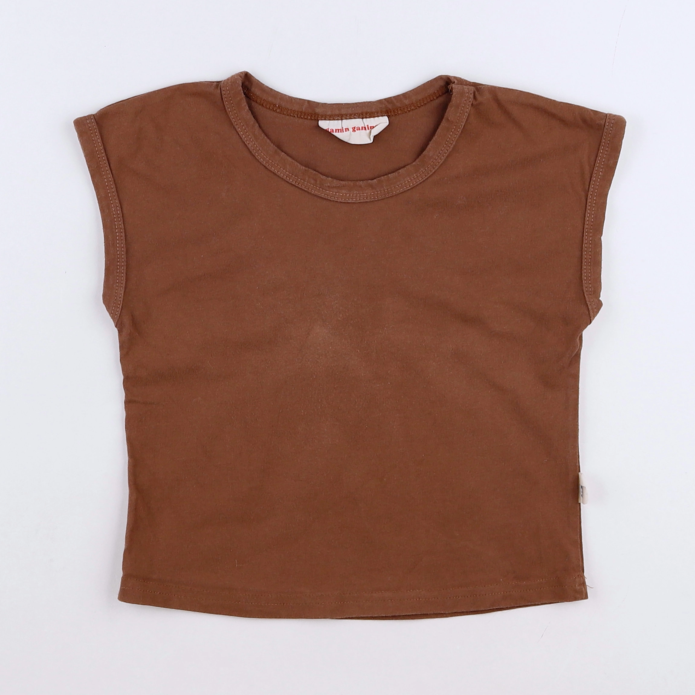 Gamin gamine - tee-shirt marron - 12/18 mois