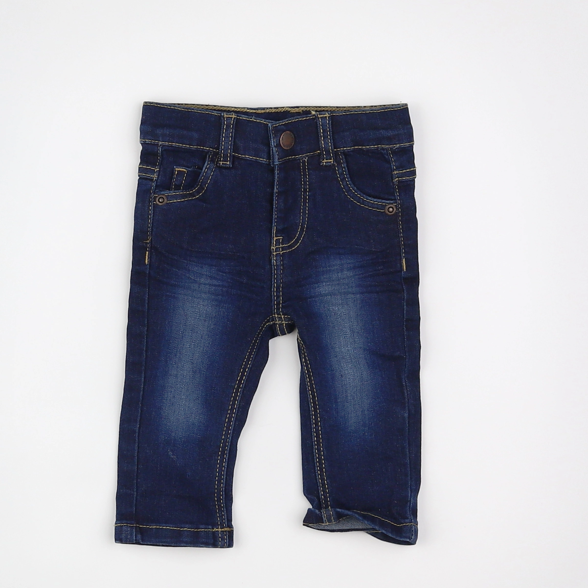 Vertbaudet - jean bleu - 3 mois