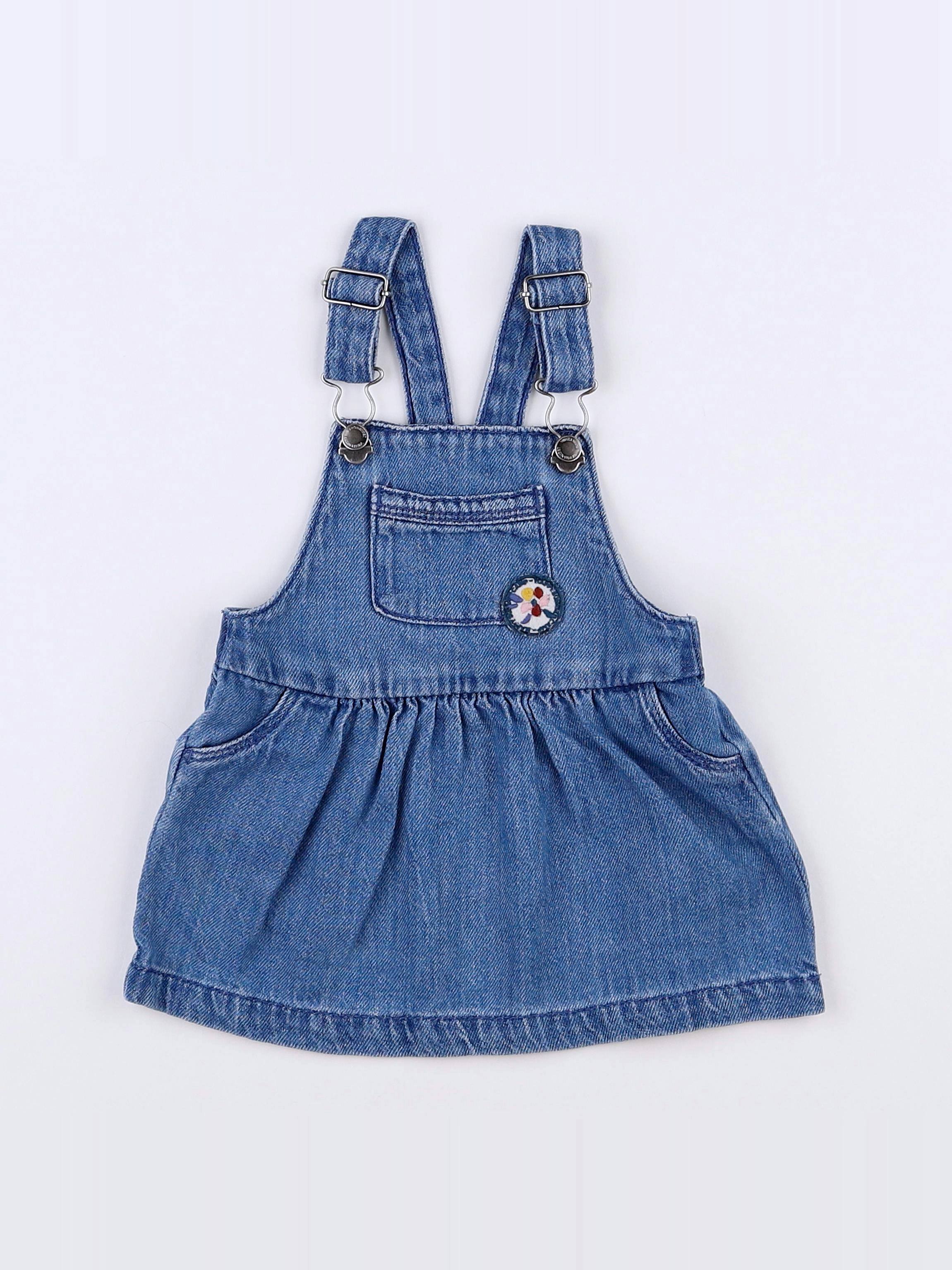 Vertbaudet - robe bleu - 6 mois