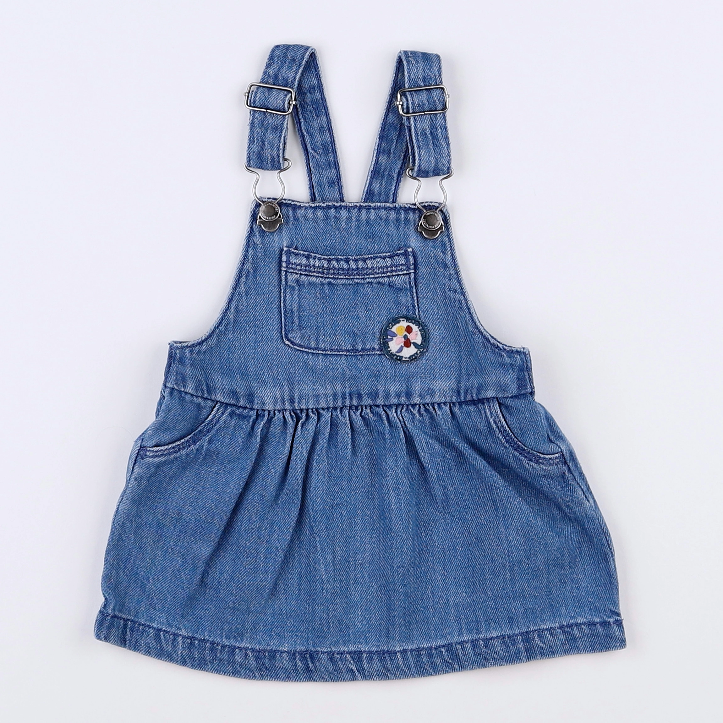 Vertbaudet - robe bleu - 6 mois