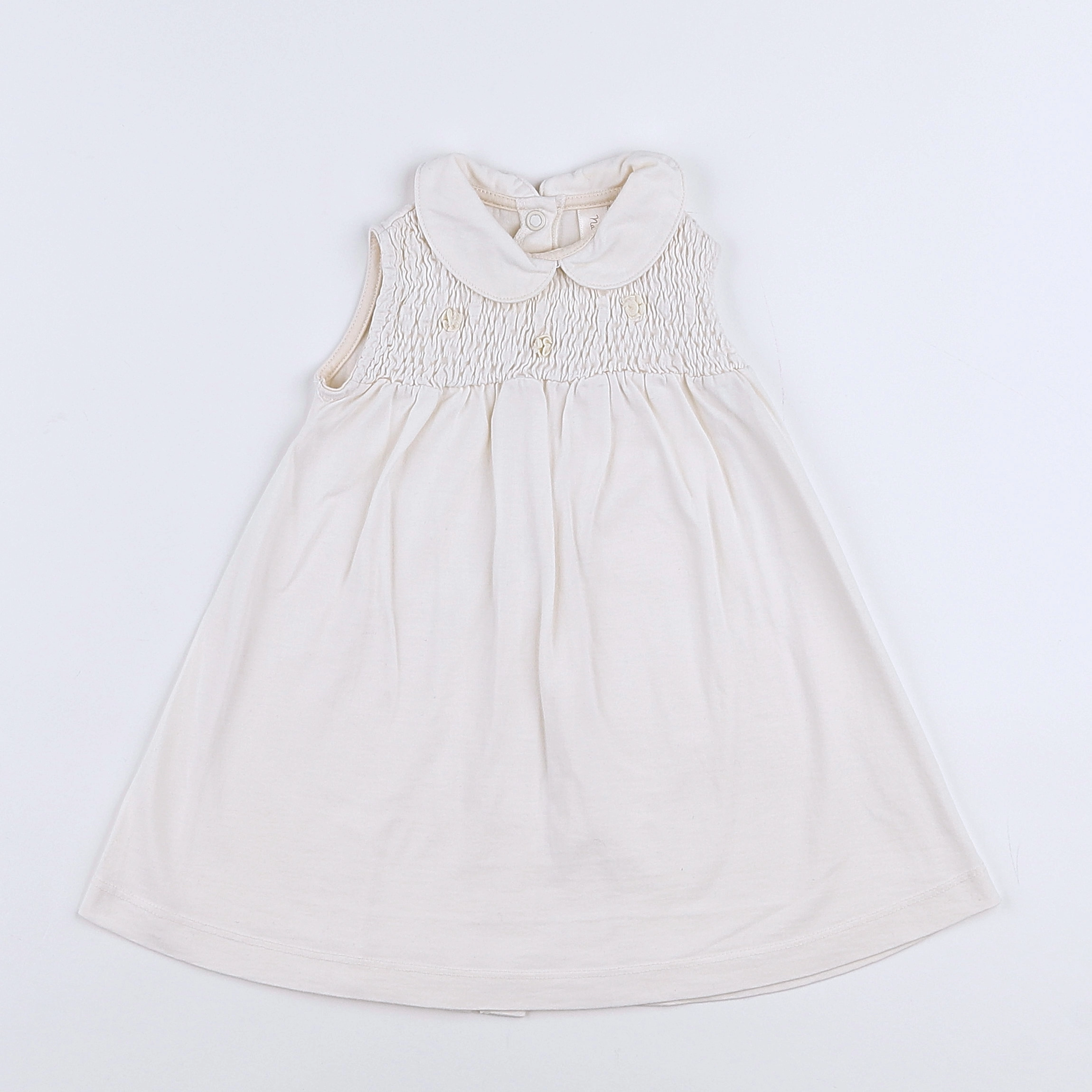 Naturapura - robe beige - 12/18 mois