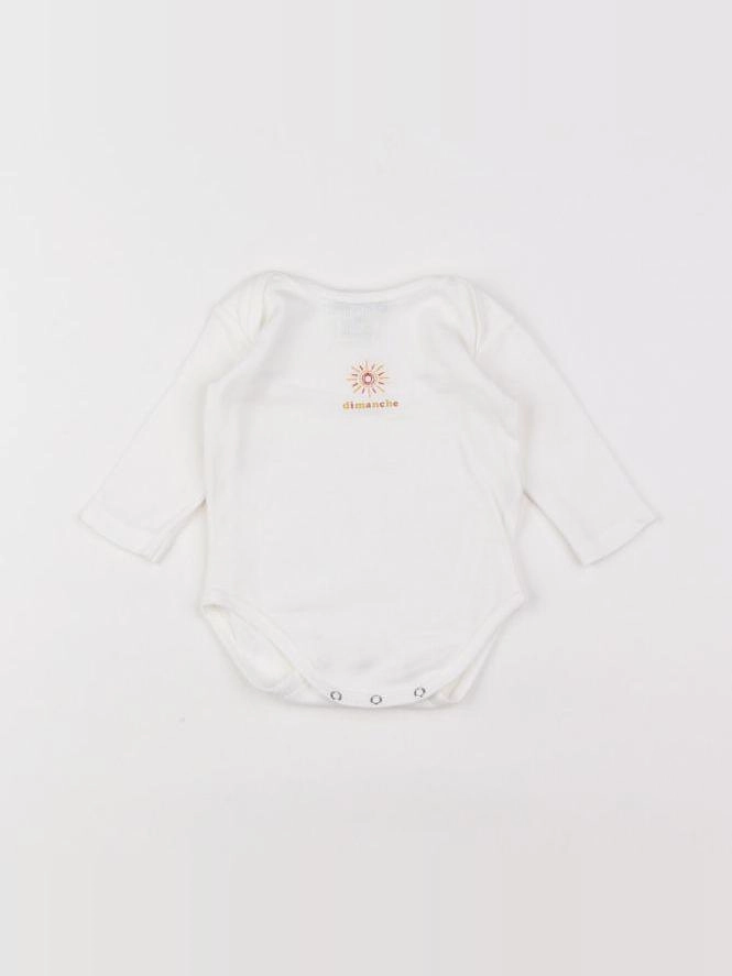 Bonton - body blanc - 1 mois