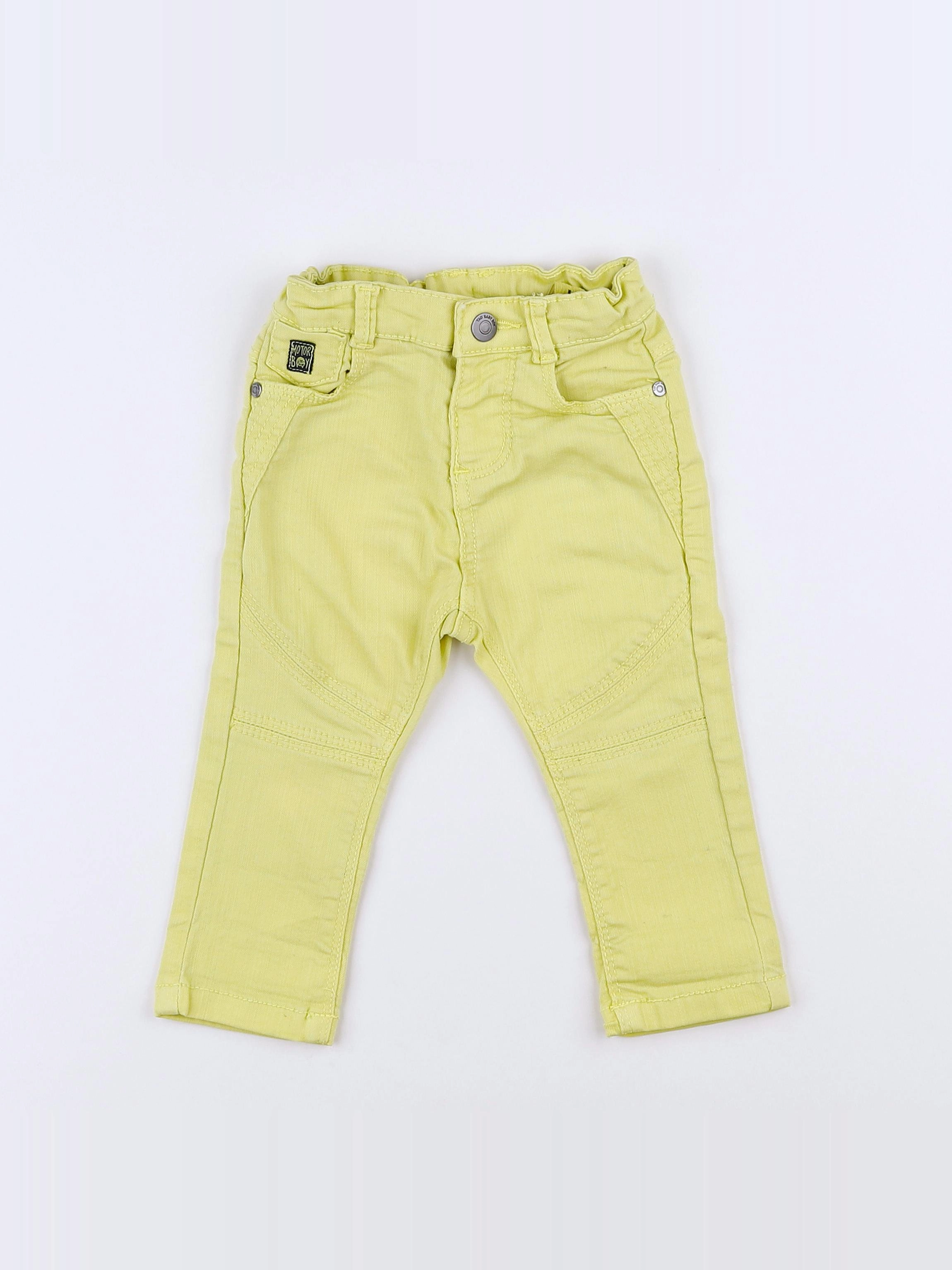 Tape à l'oeil - pantalon jaune - 6 mois