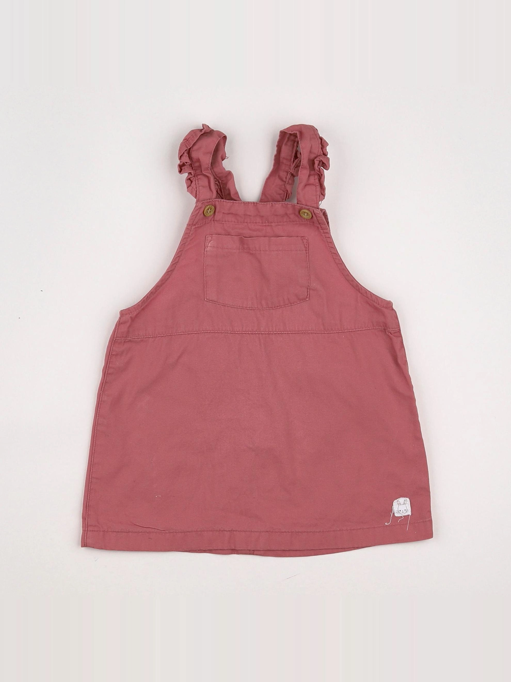 H&M - robe rose - 9/12 mois
