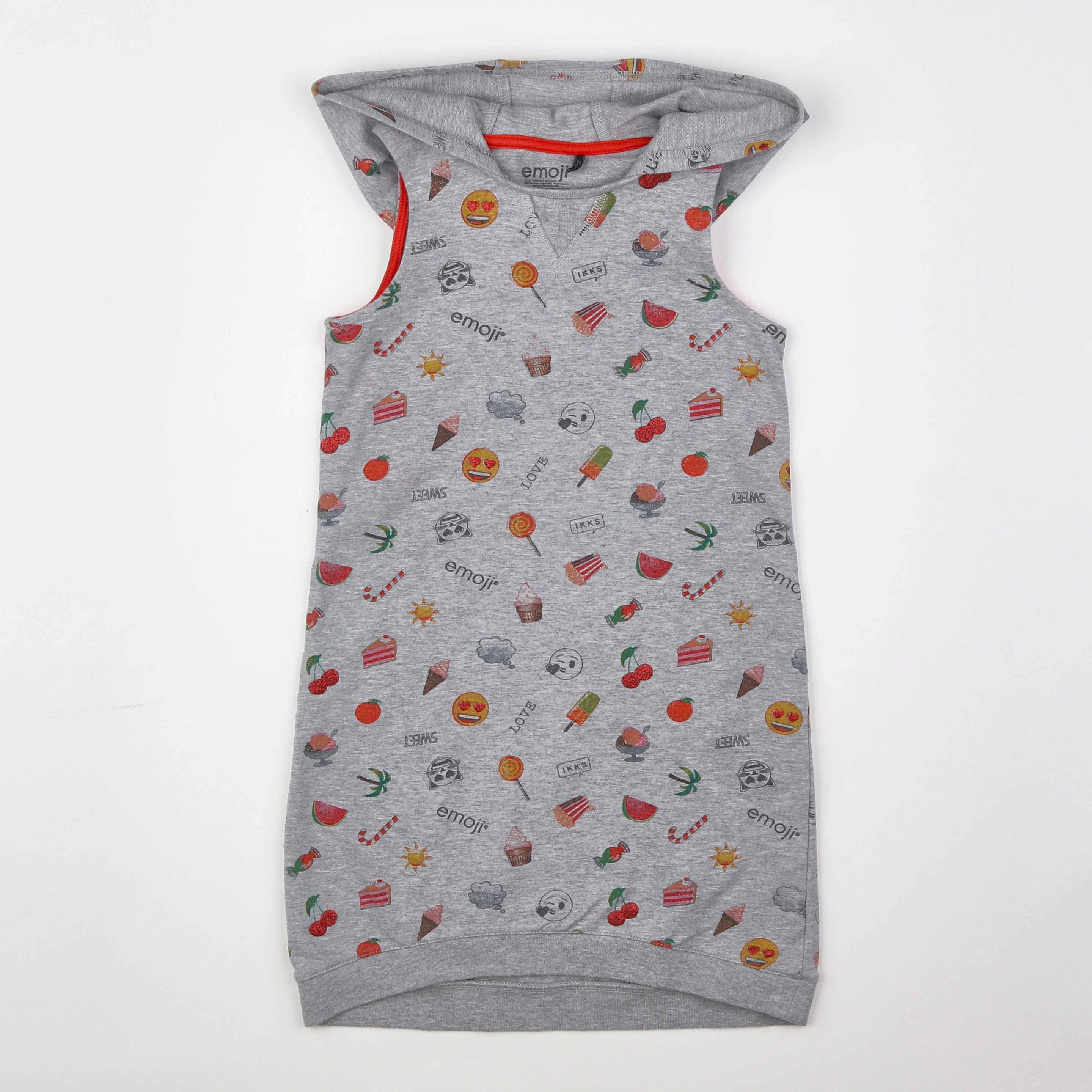 IKKS - robe gris - 8 ans
