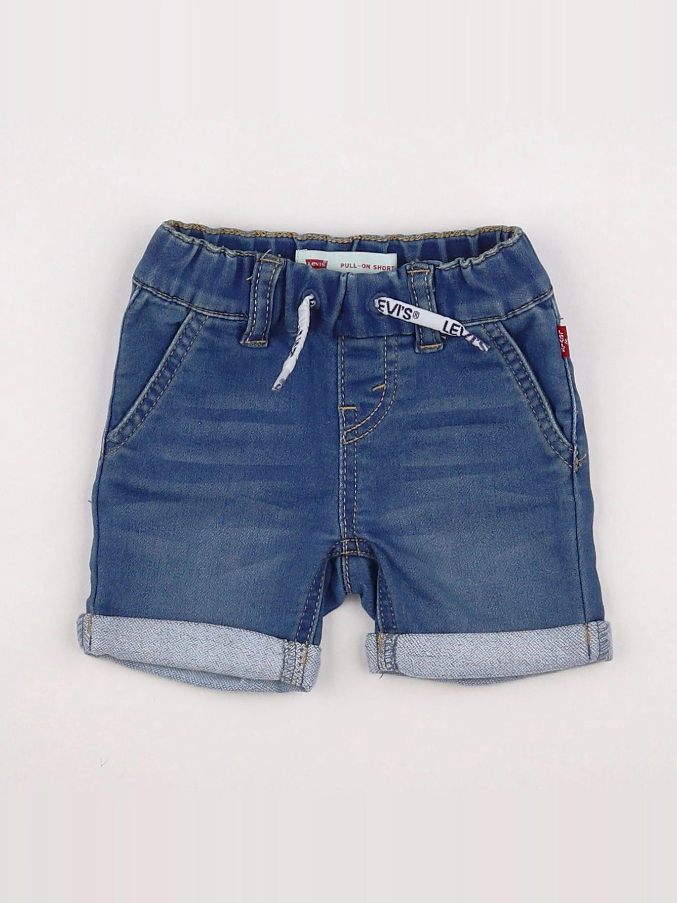 Levi's - short bleu - 3 mois