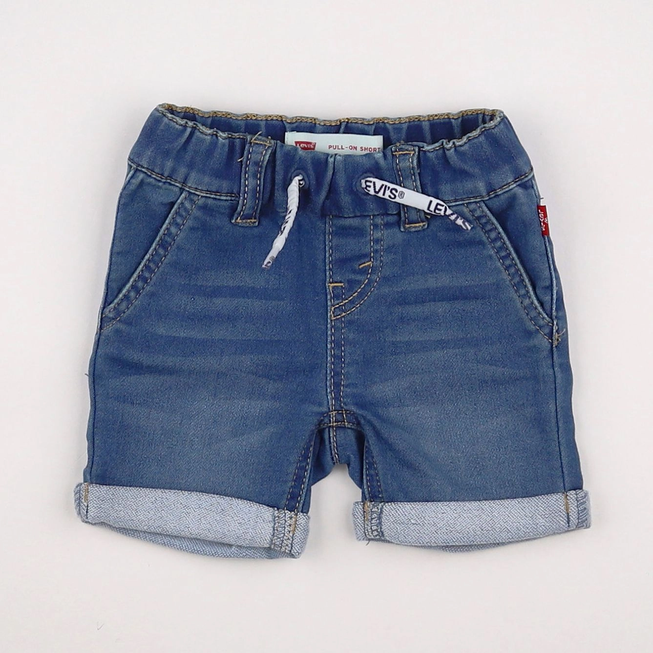 Levi's - short bleu - 3 mois