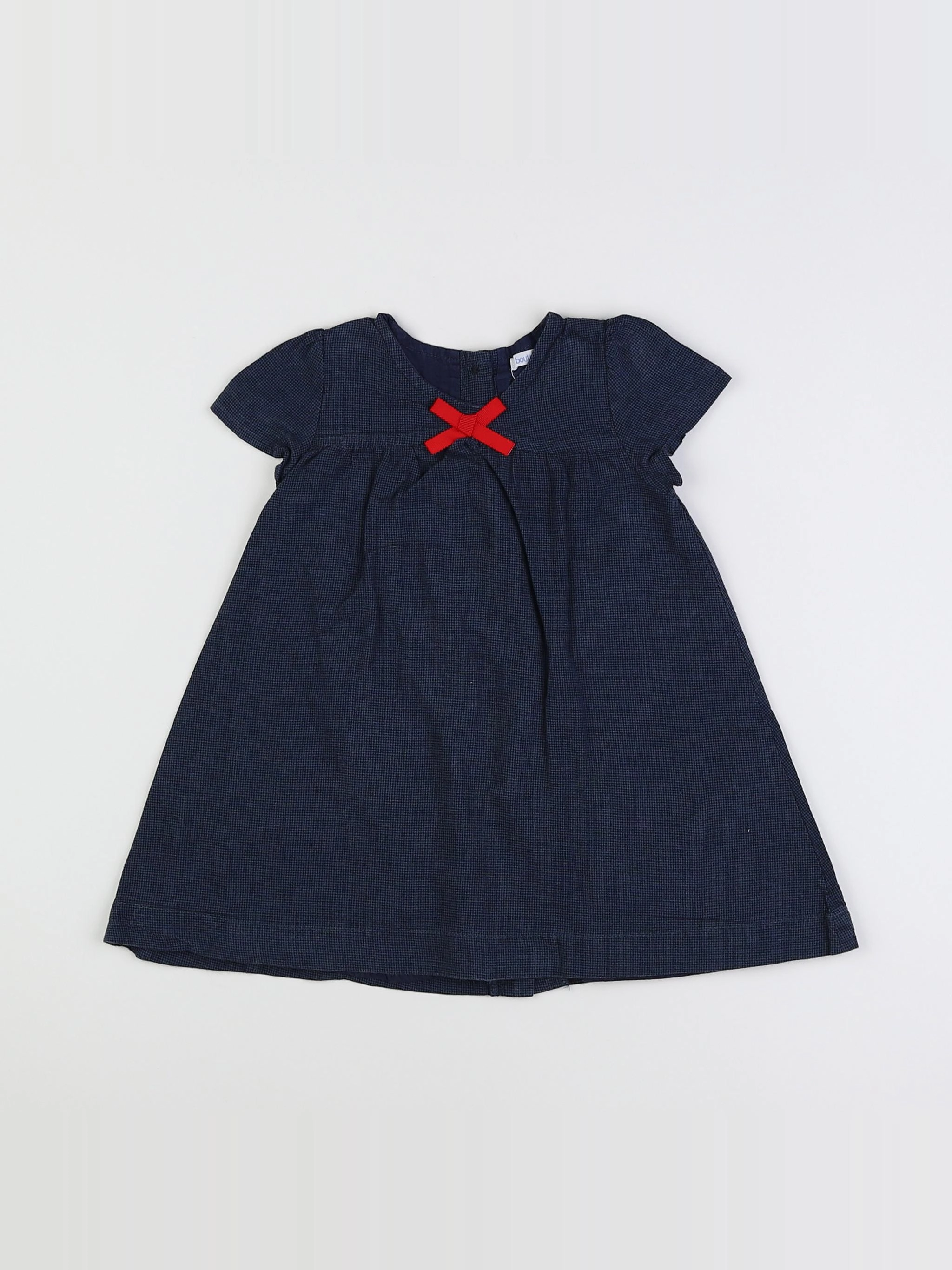 Boutchou - robe bleu - 9 mois