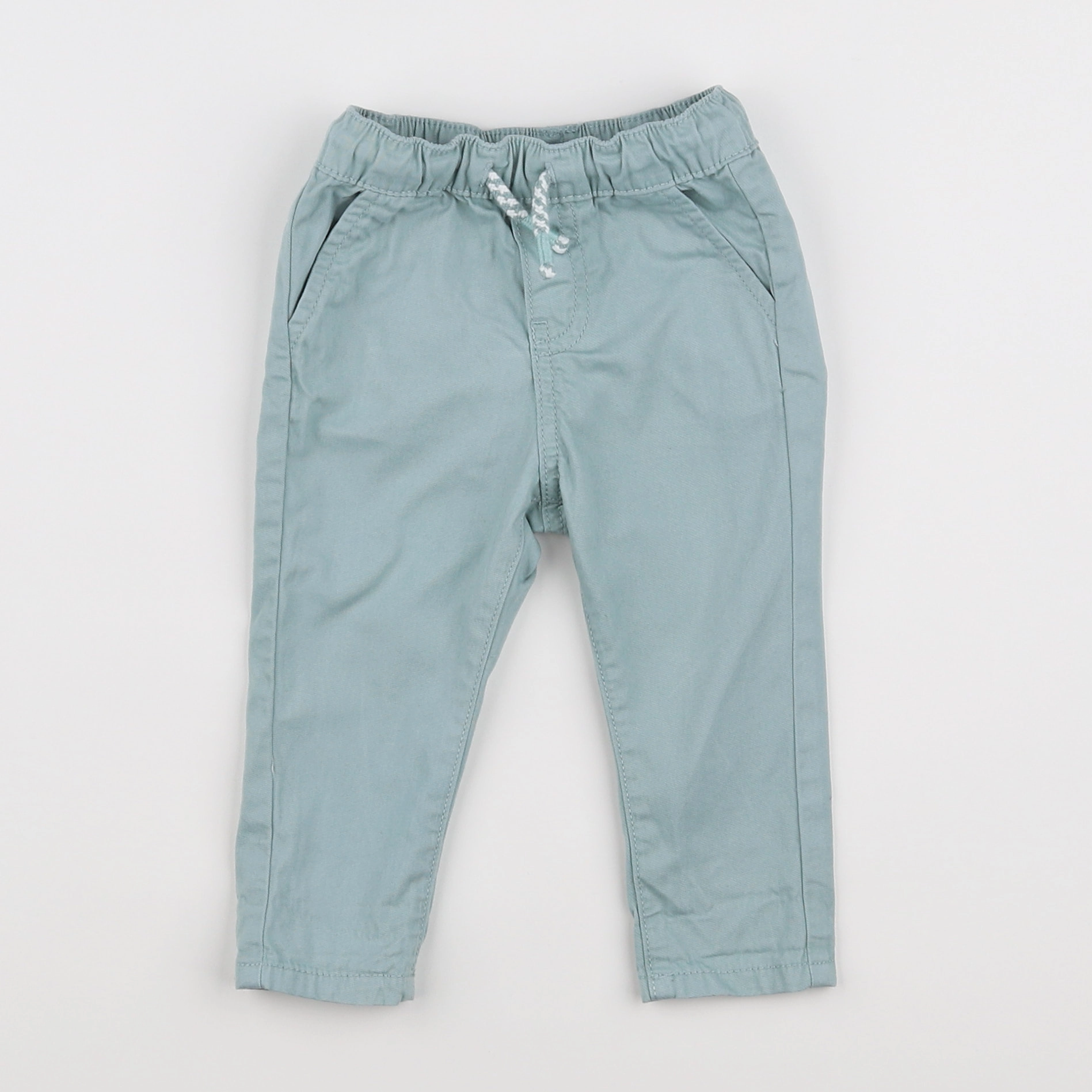 Vertbaudet - pantalon bleu - 6 mois
