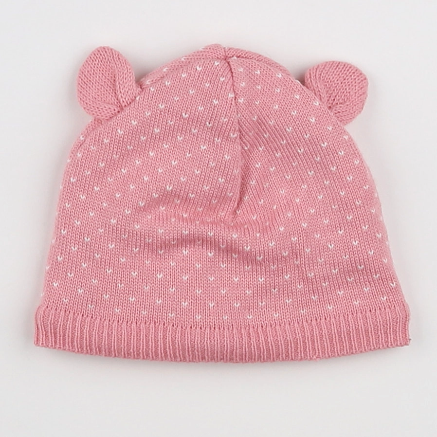 Petit Bateau - bonnet rose - 9/12 mois