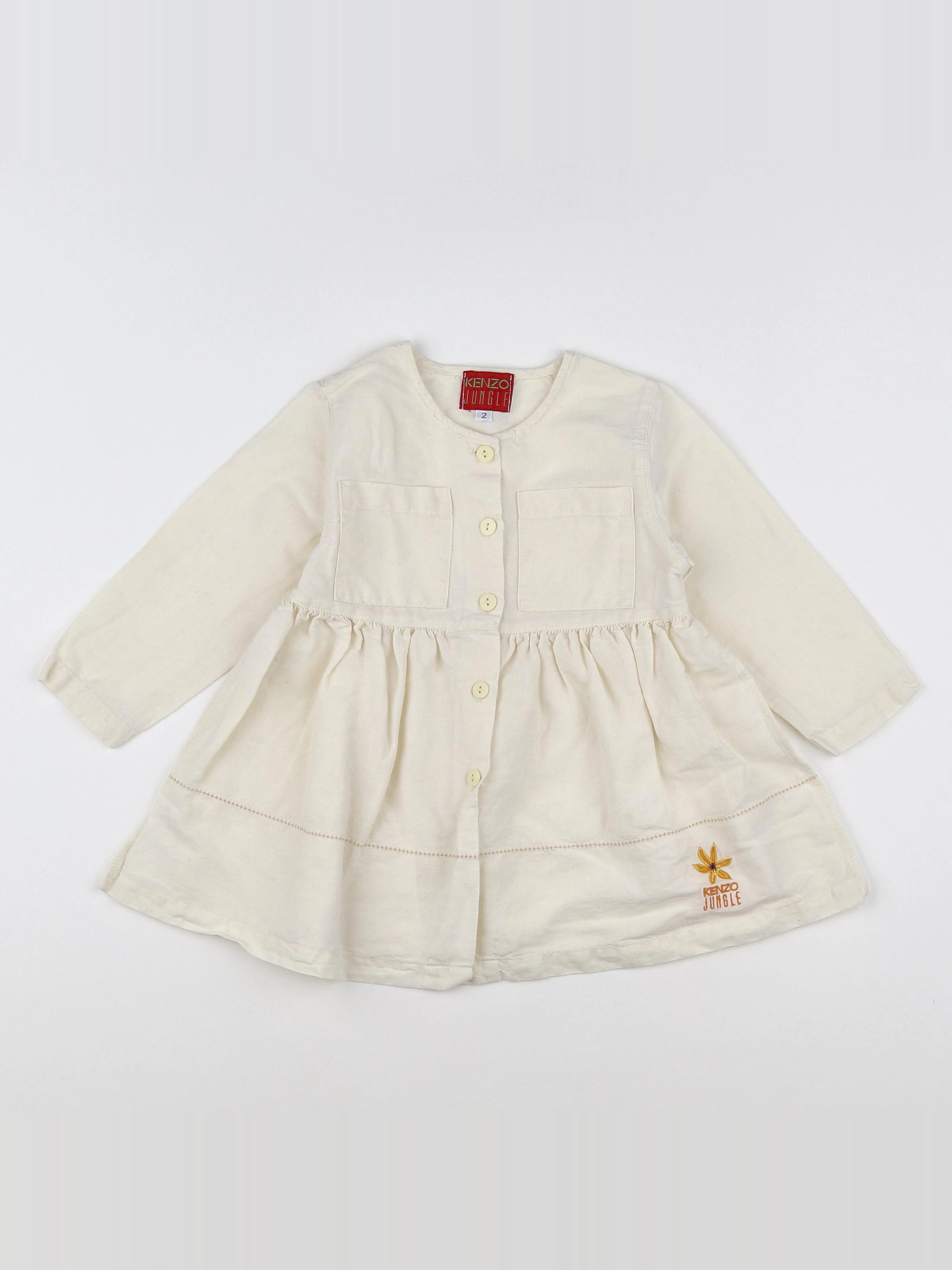 Kenzo - robe beige - 2 ans