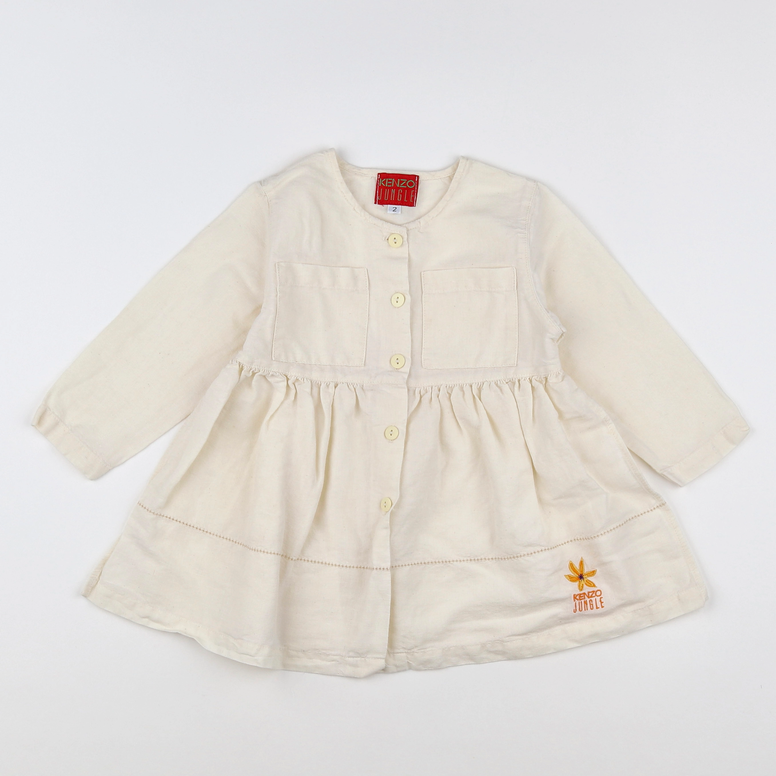 Kenzo - robe beige - 2 ans