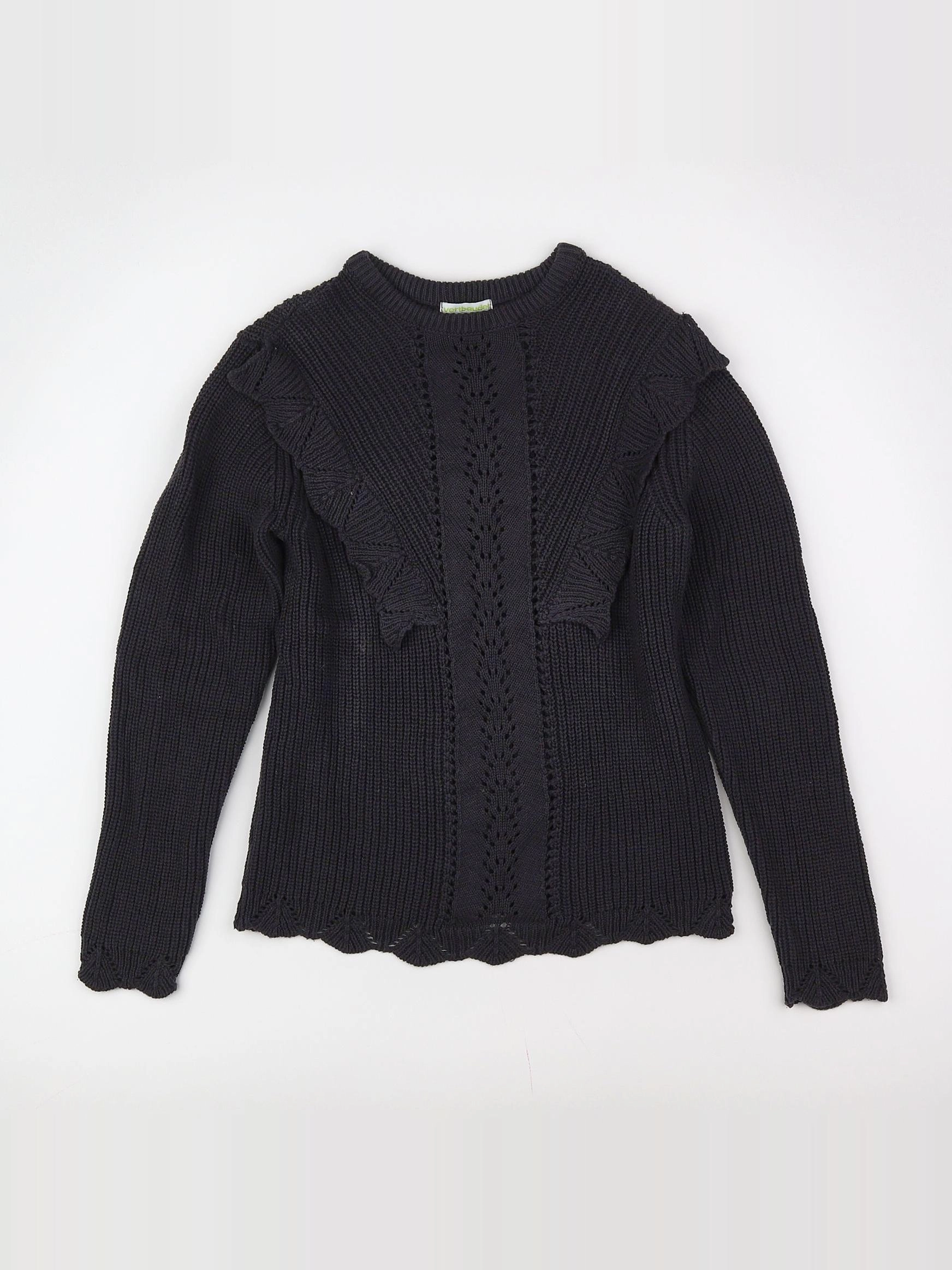 Vertbaudet - pull gris - 10 ans