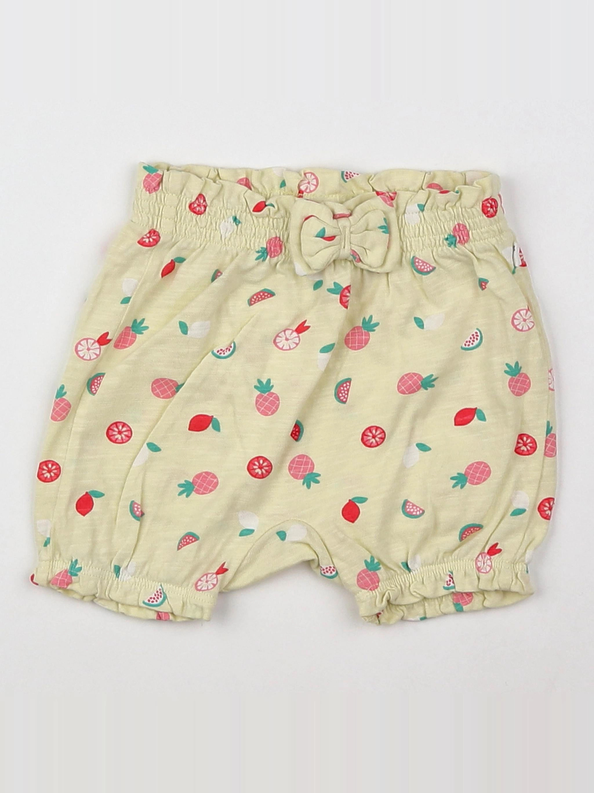 Tape à l'oeil - short jaune - 9 mois