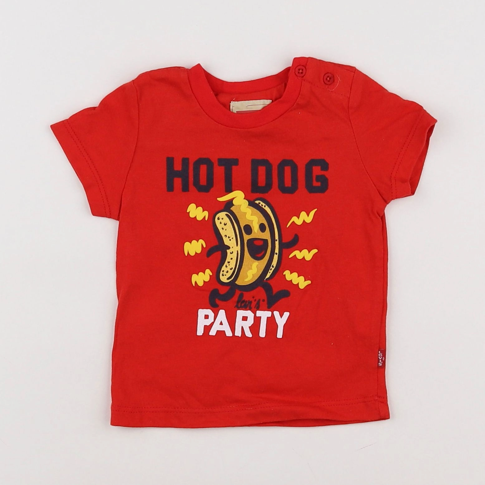 Levi's - tee-shirt rouge - 6 mois