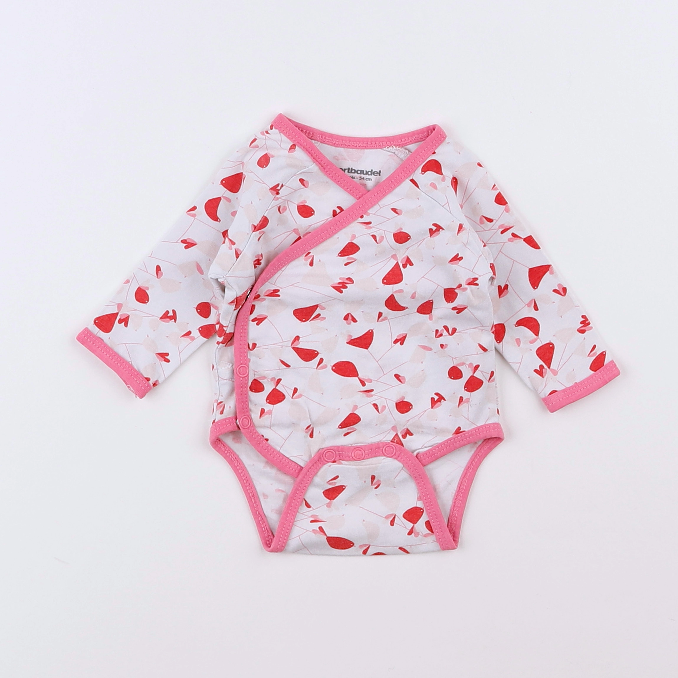 Vertbaudet - body blanc - 1 mois
