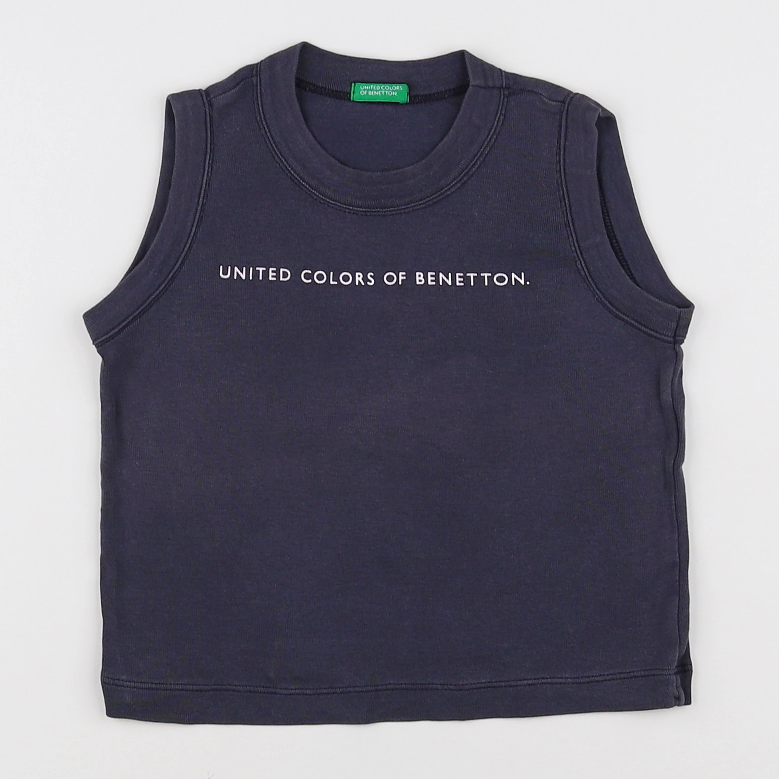 Benetton - débardeur gris - 12 mois