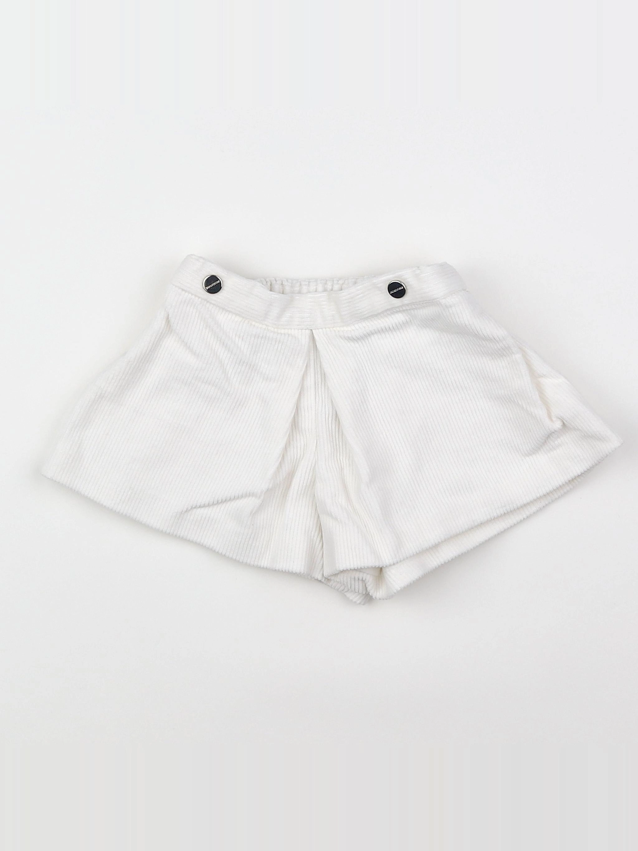 Jacadi - short blanc - 12 mois