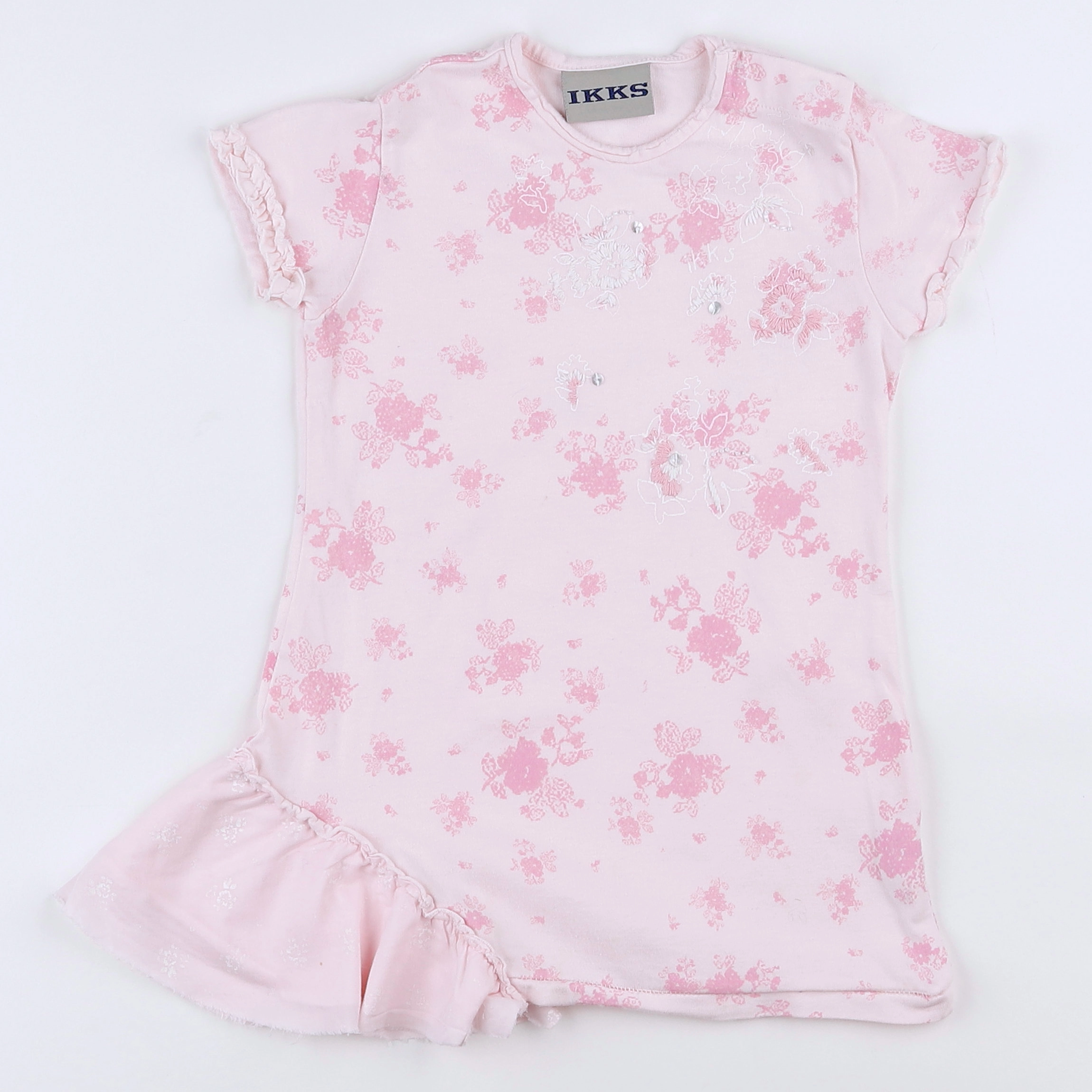IKKS - robe rose - 2 ans