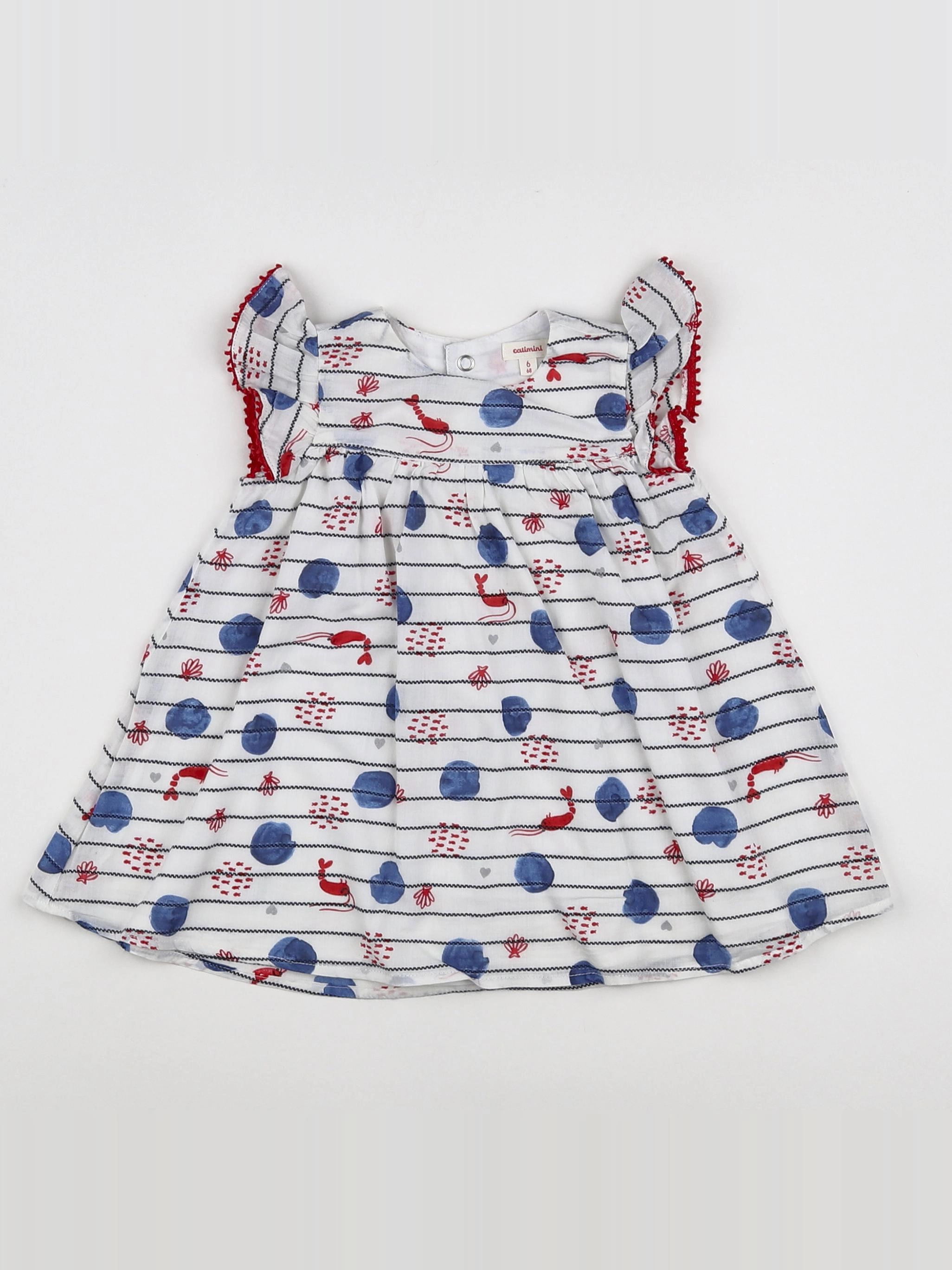 Catimini - robe Bleu - 6 mois