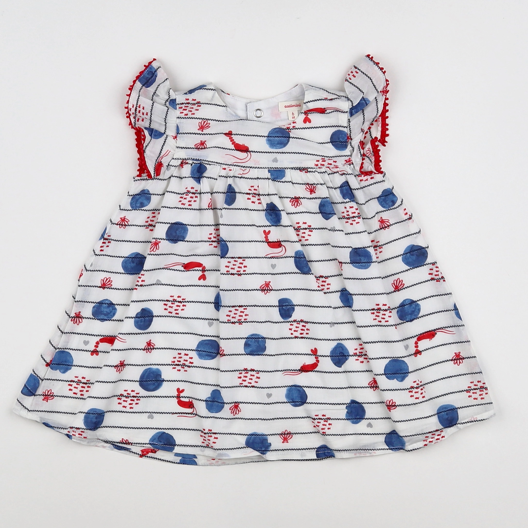 Catimini - robe Bleu - 6 mois