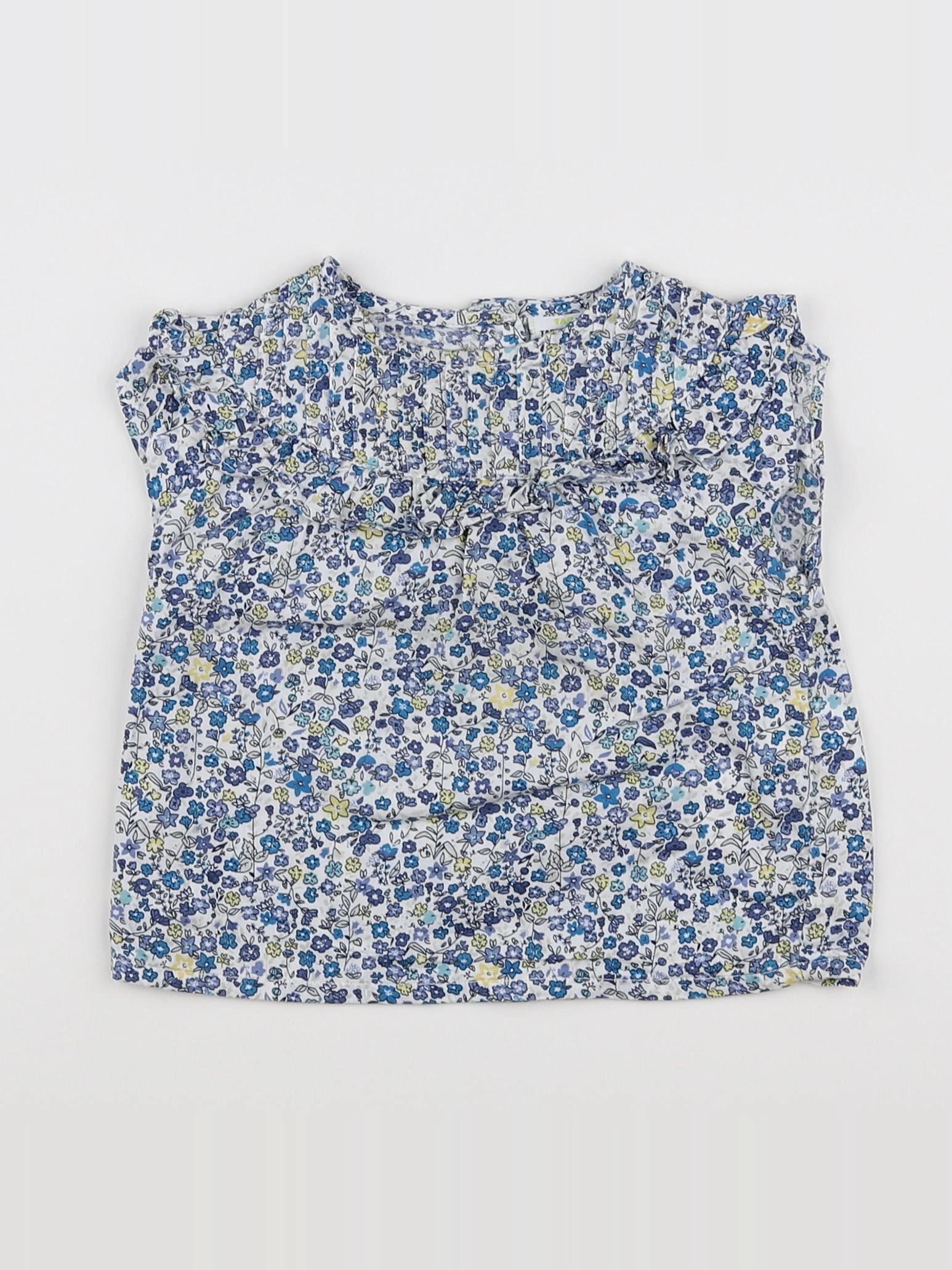 Tape à l'oeil - blouse bleu - 12 mois