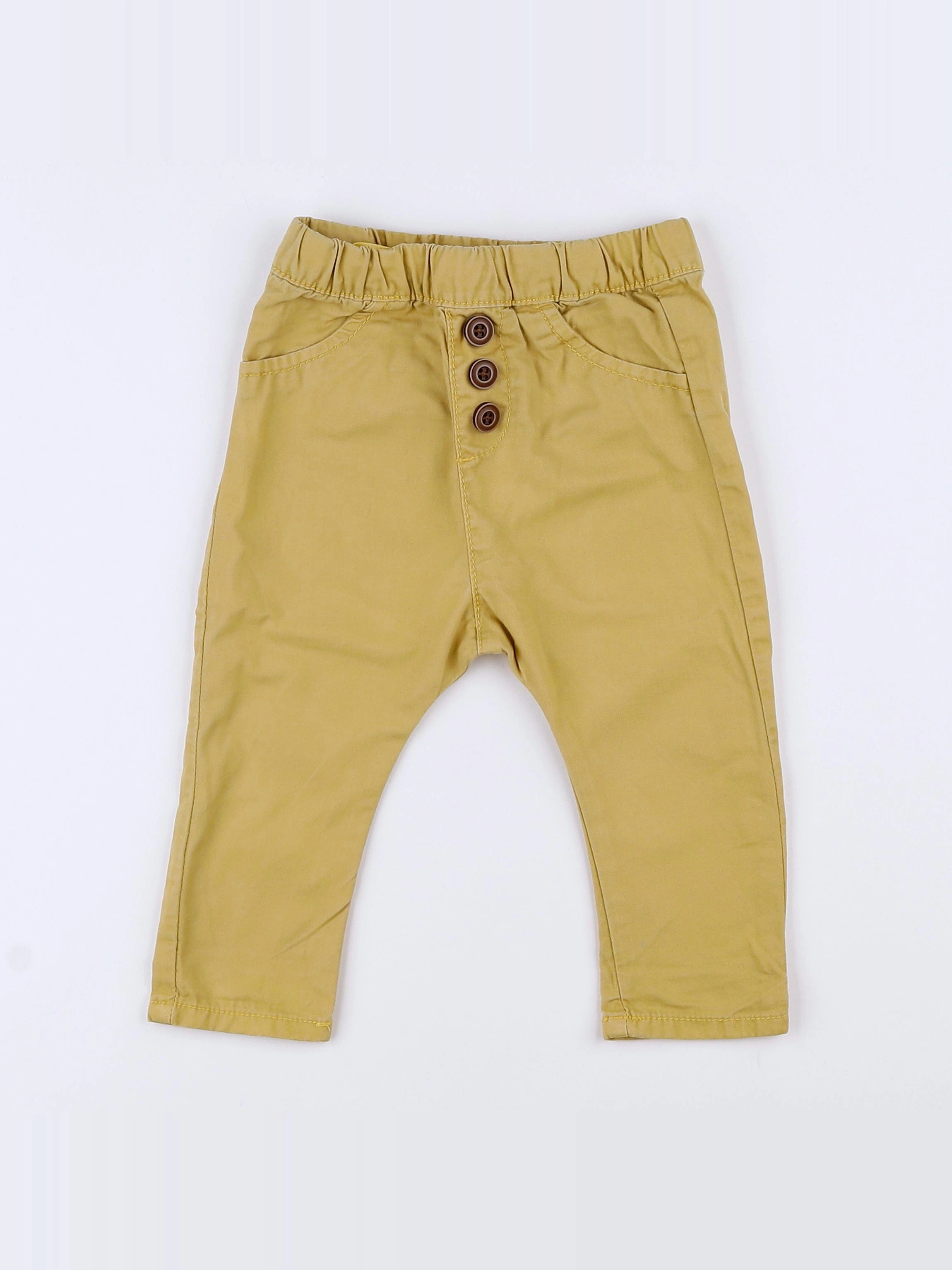 Tape à l'oeil - pantalon jaune - 9 mois