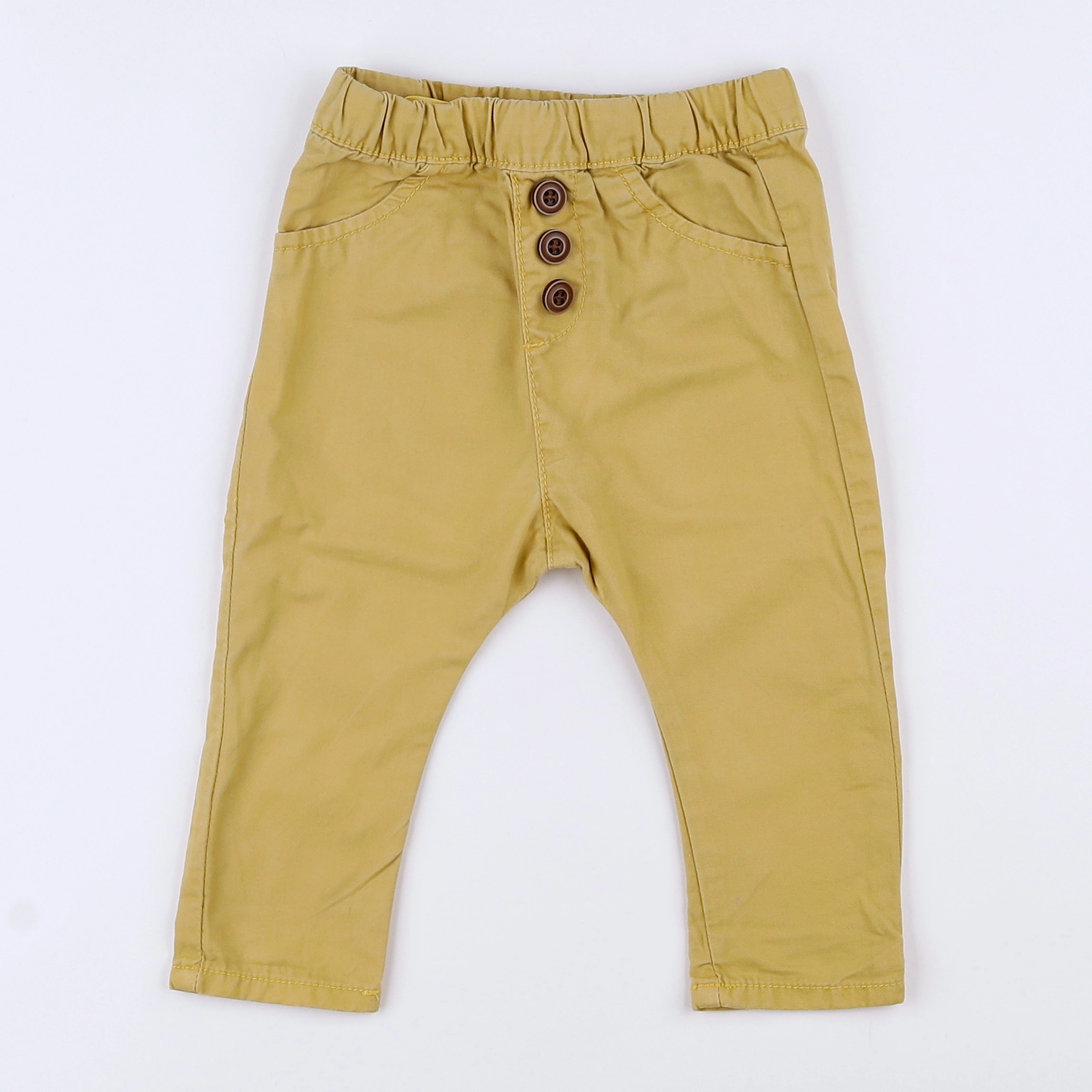 Tape à l'oeil - pantalon jaune - 9 mois