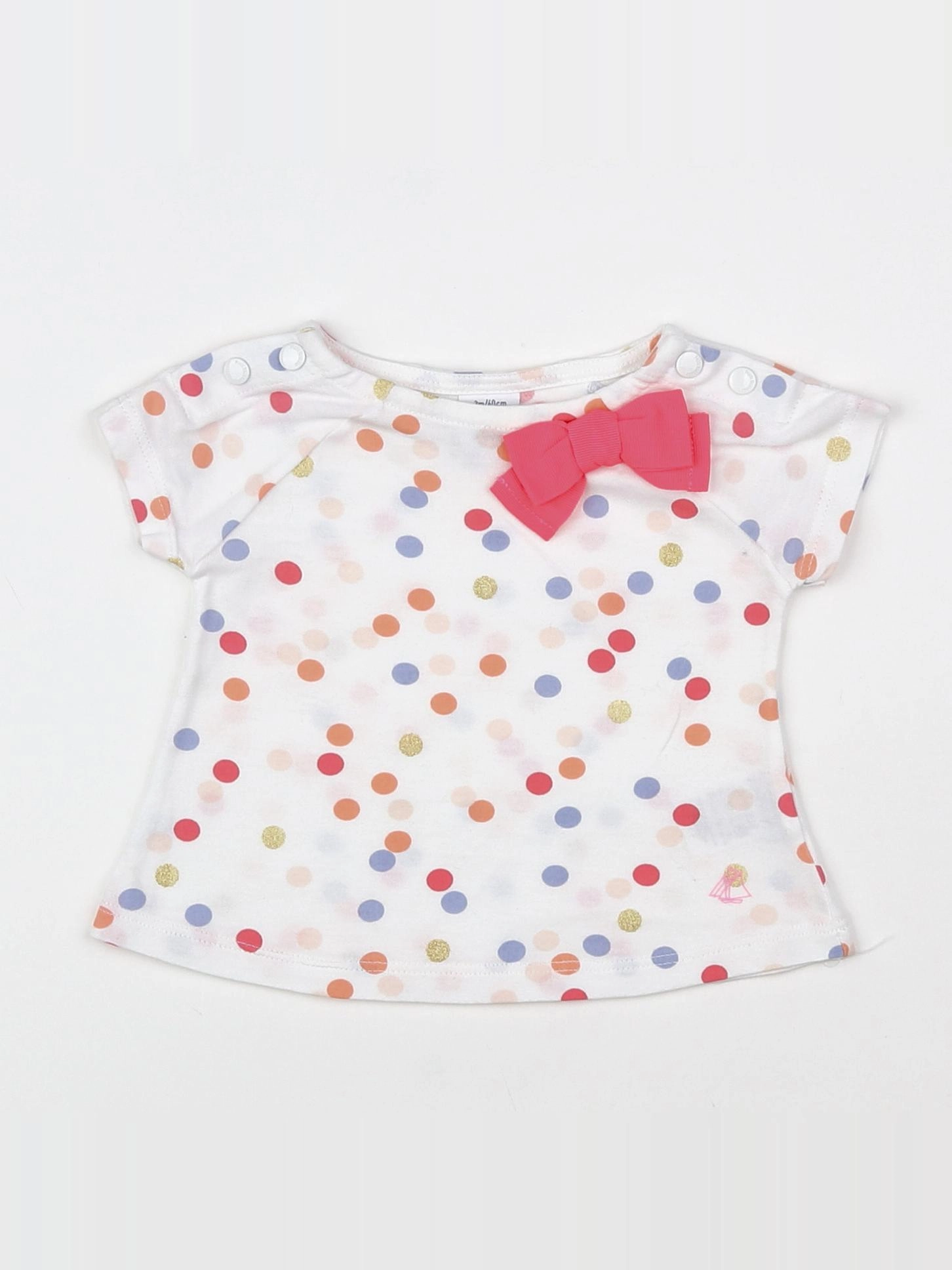 Petit Bateau - tee-shirt multicolore - 3 mois