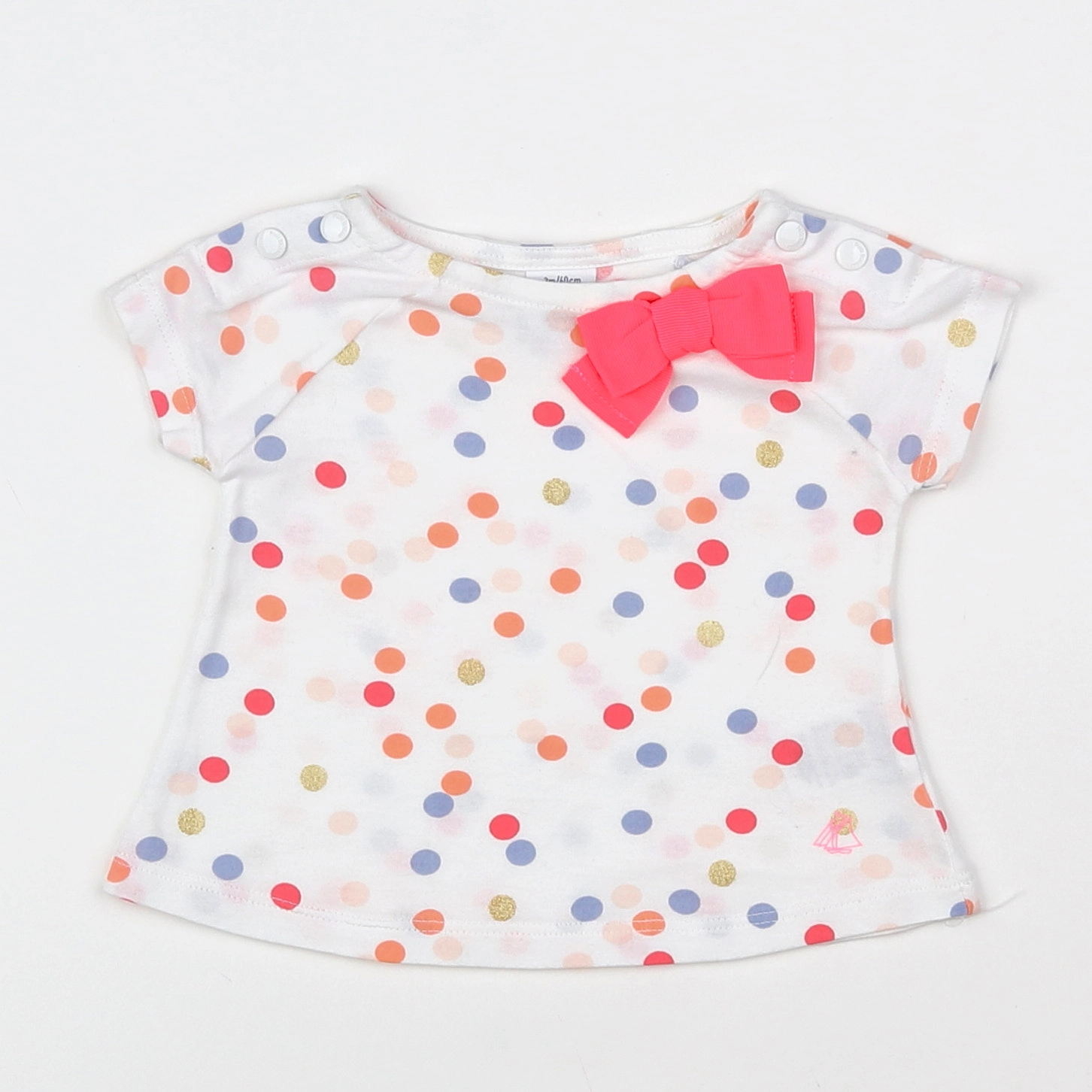 Petit Bateau - tee-shirt multicolore - 3 mois