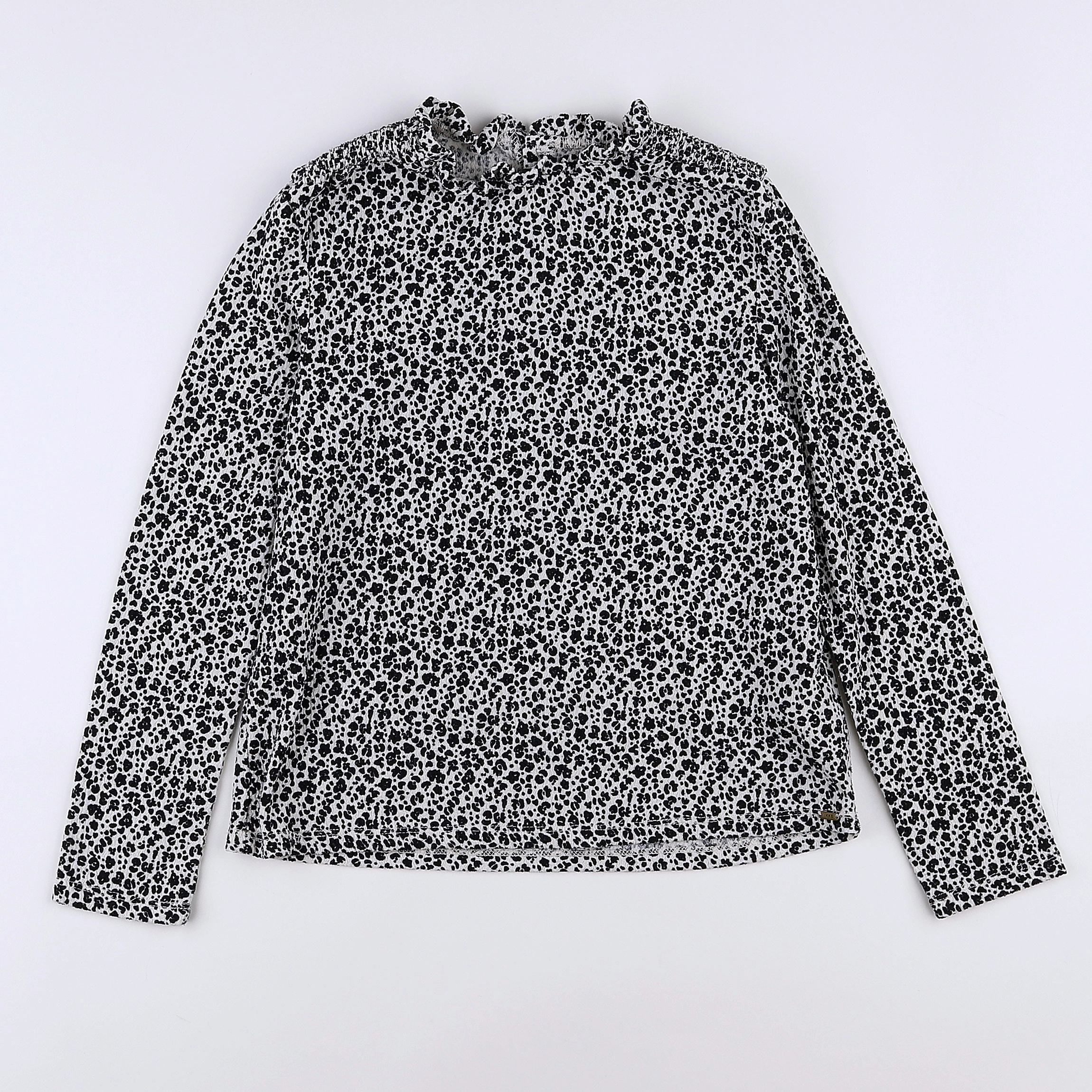 IKKS - blouse blanc, noir - 10 ans