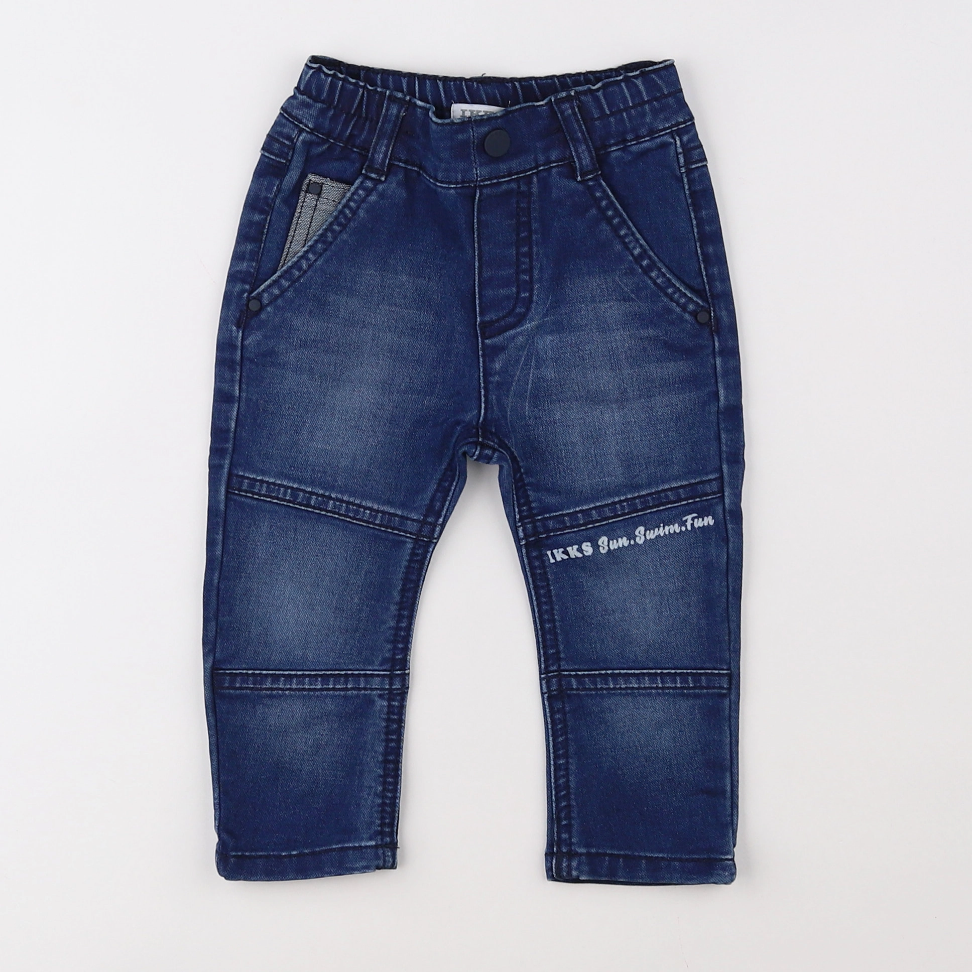 IKKS - jegging bleu - 12 mois