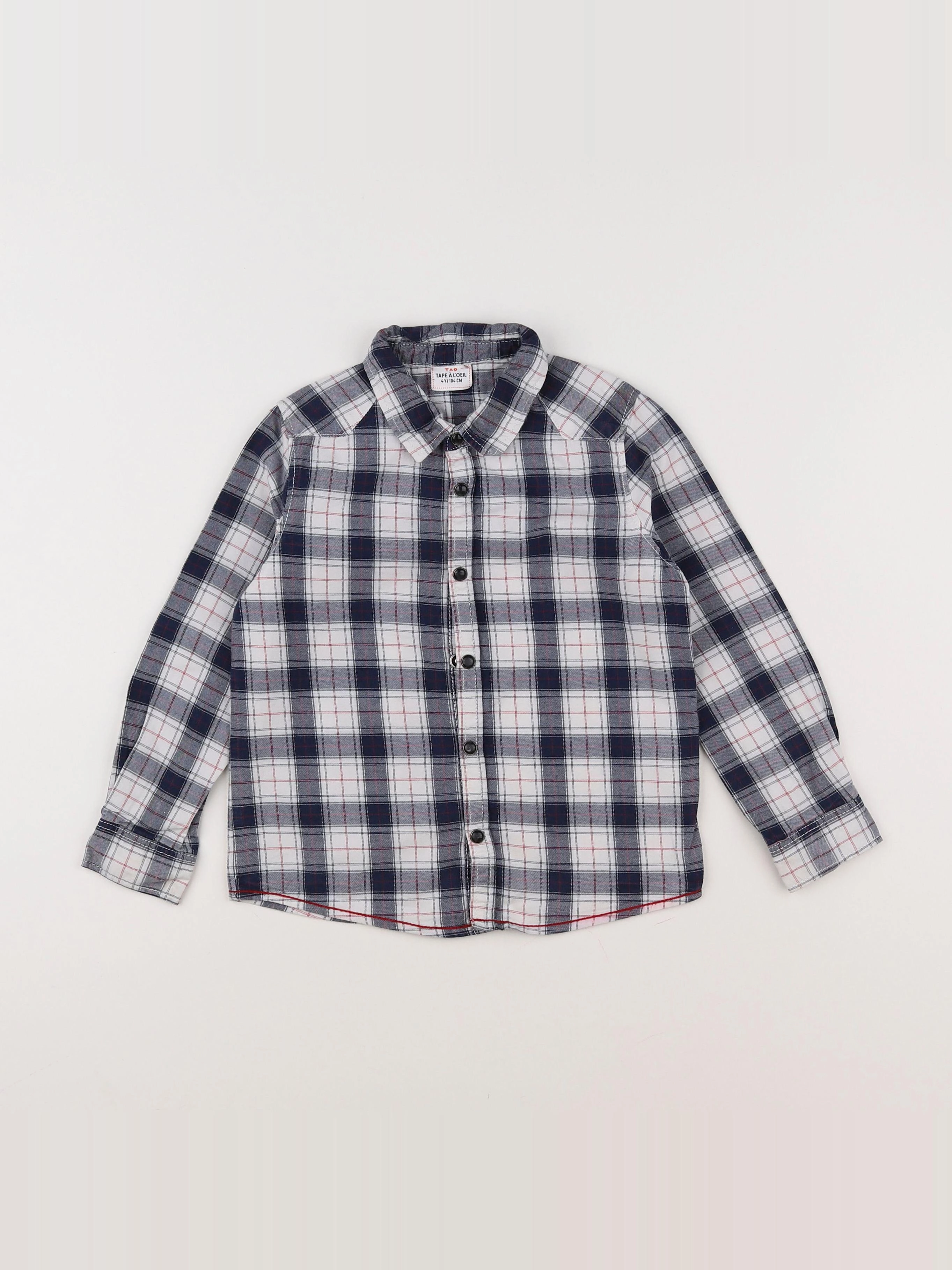 Tape à l'oeil - chemise gris - 4 ans