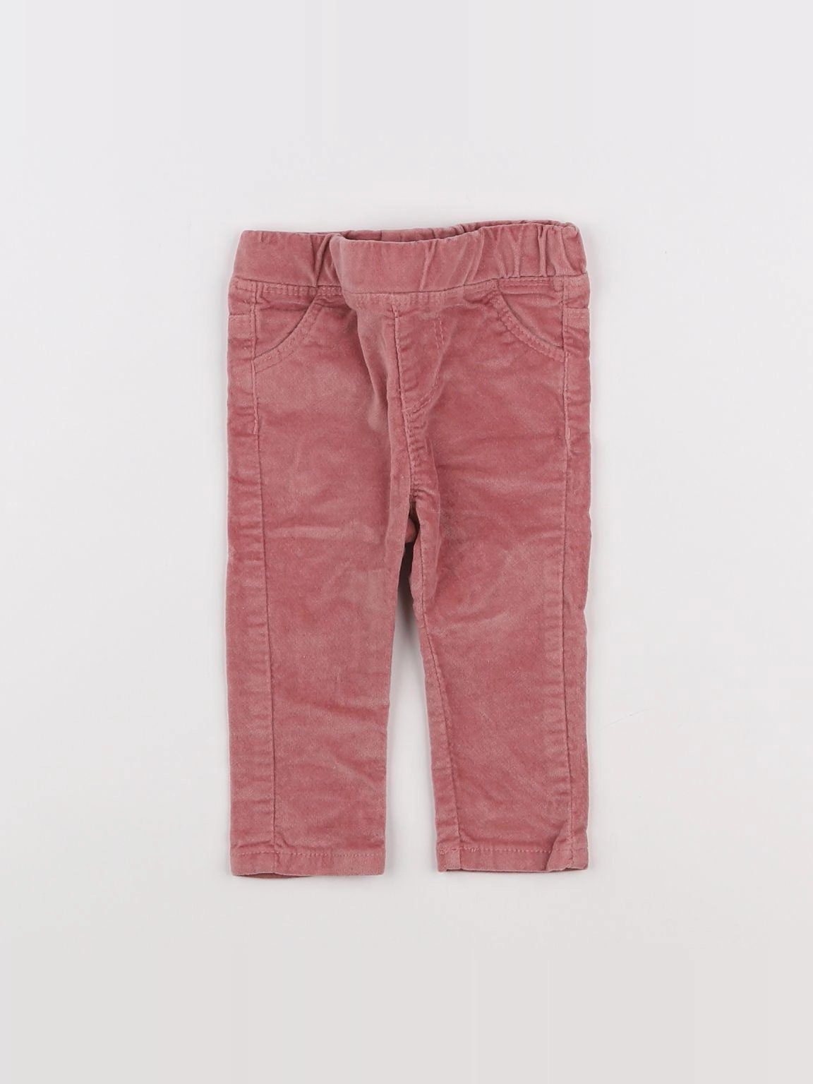 Vertbaudet - pantalon rose - 6 mois