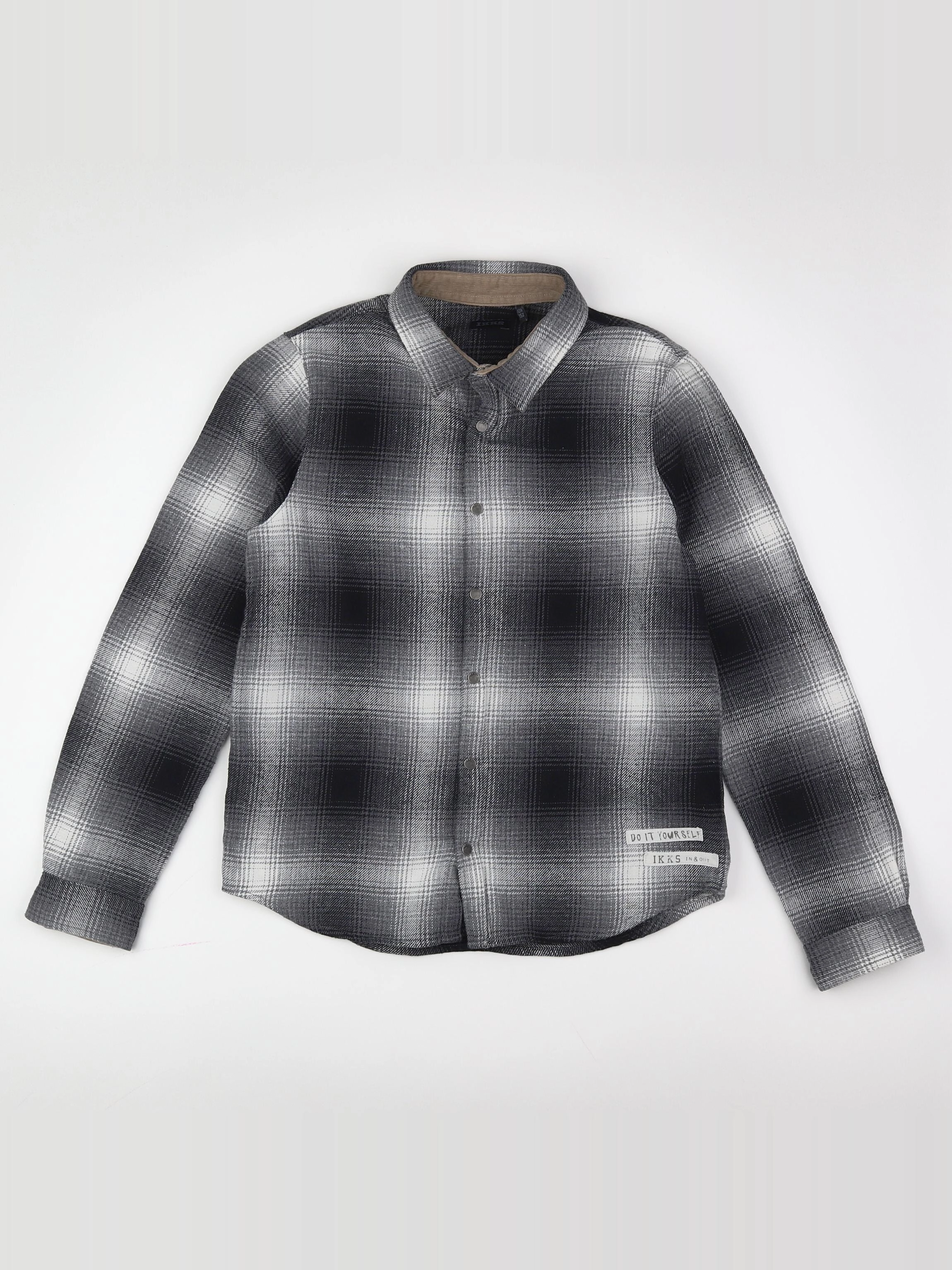 IKKS - chemise gris - 12 ans
