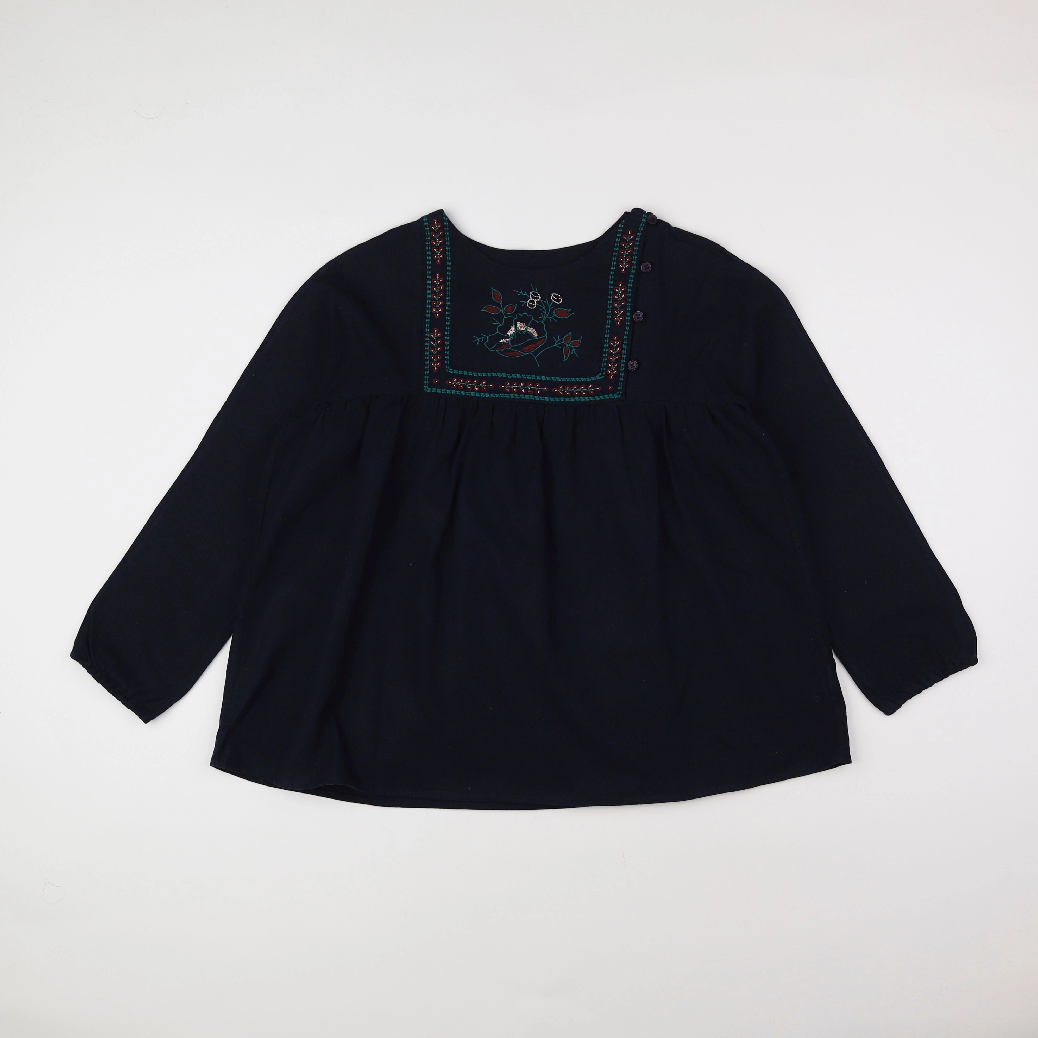 Bonton - blouse bleu - 12 ans