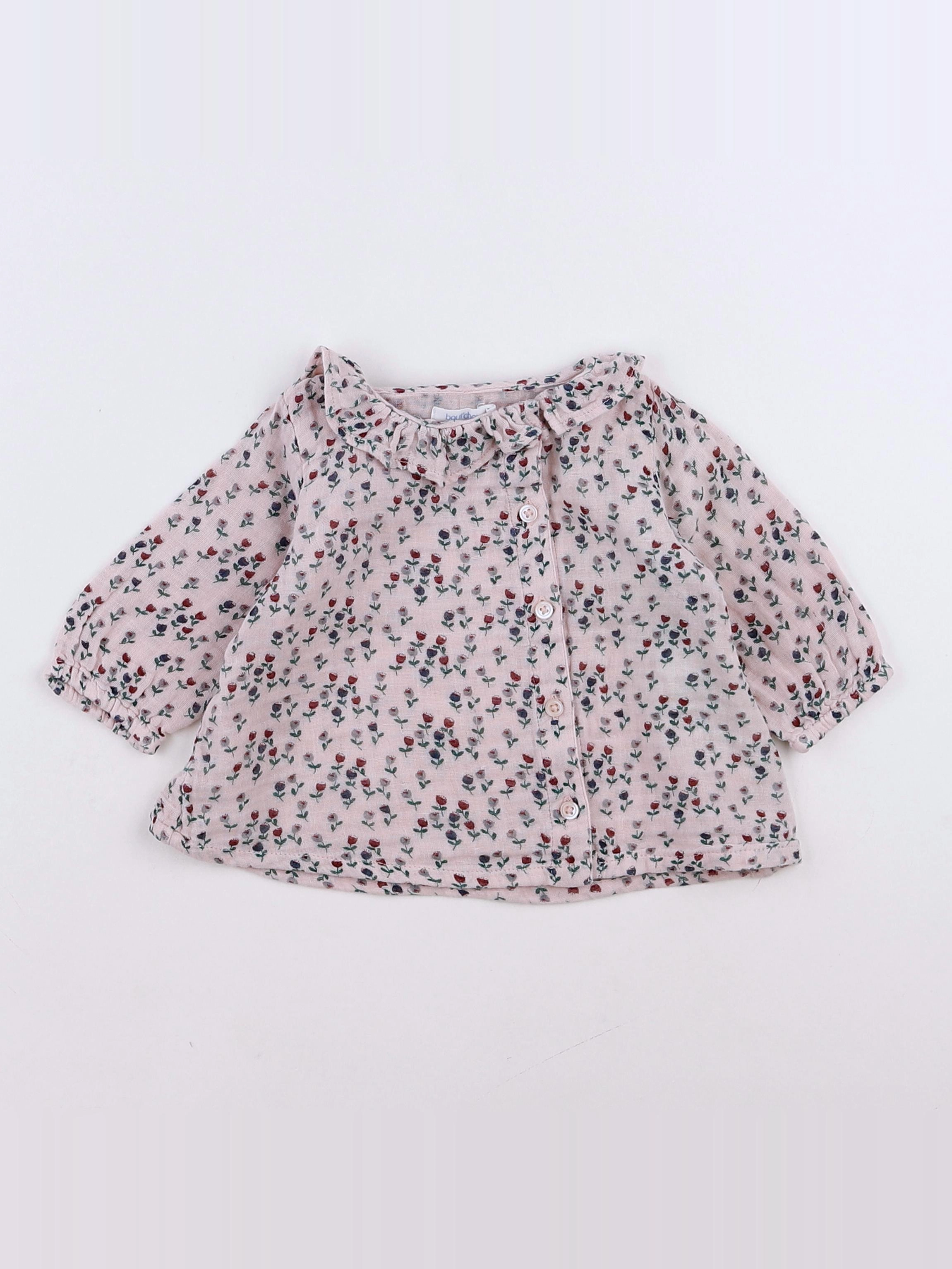 Boutchou - blouse multicolore - 3 mois