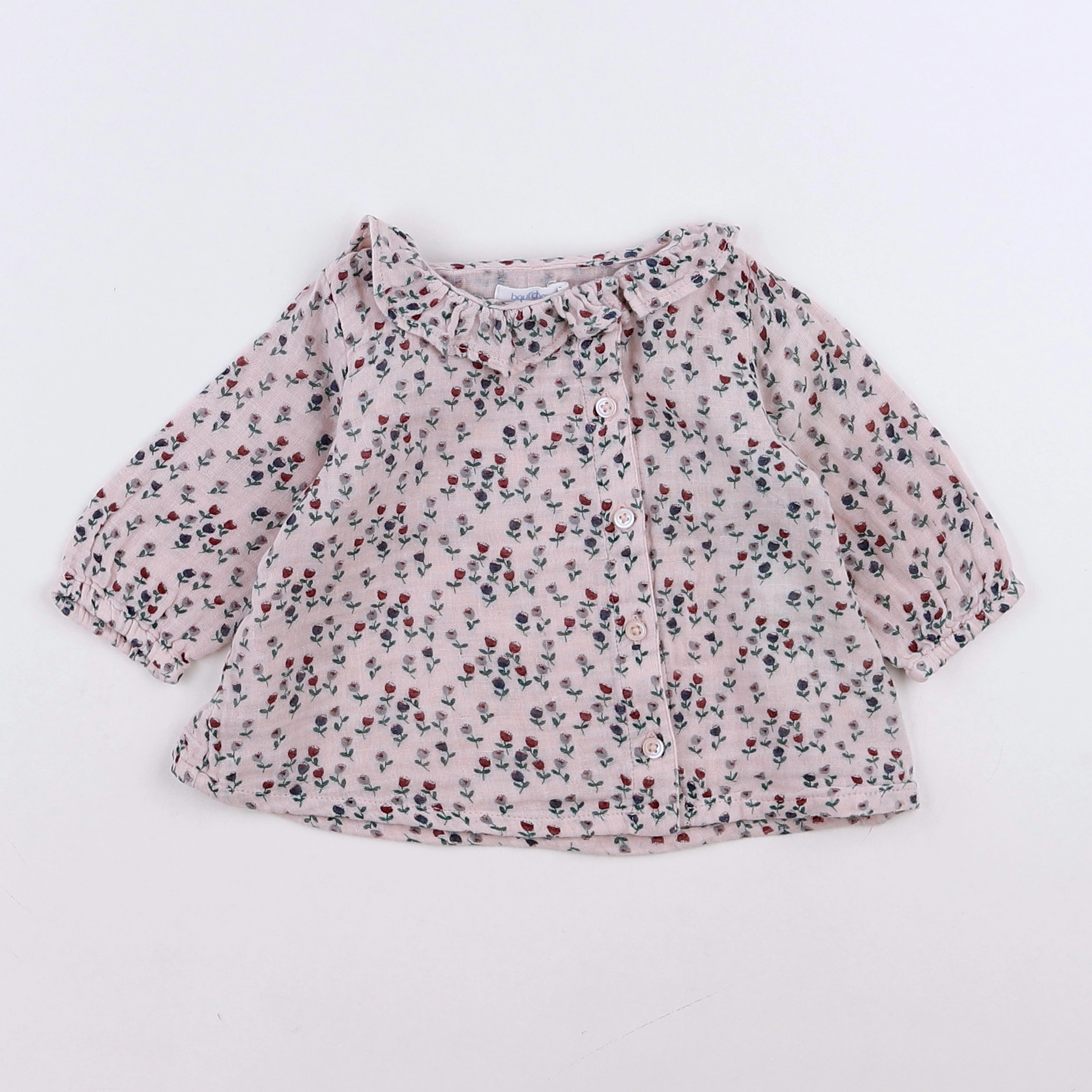 Boutchou - blouse multicolore - 3 mois