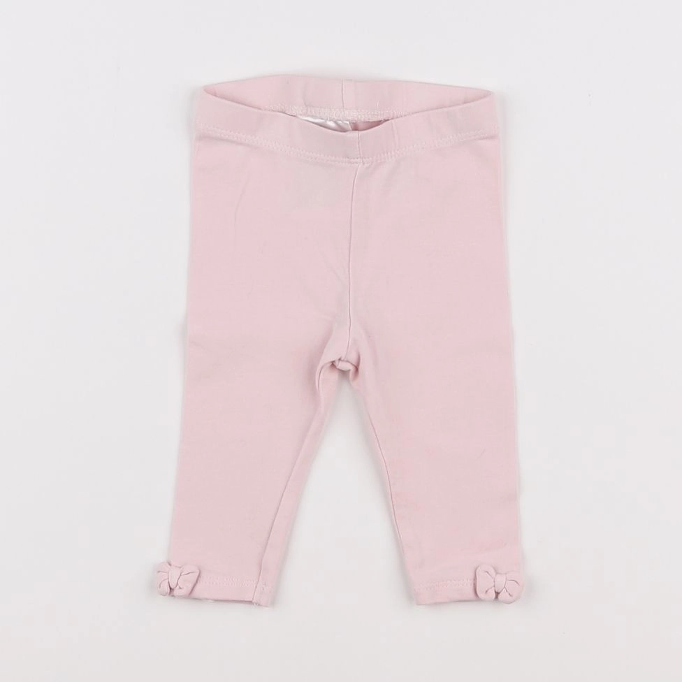 H&M - legging rose - 1/3 mois