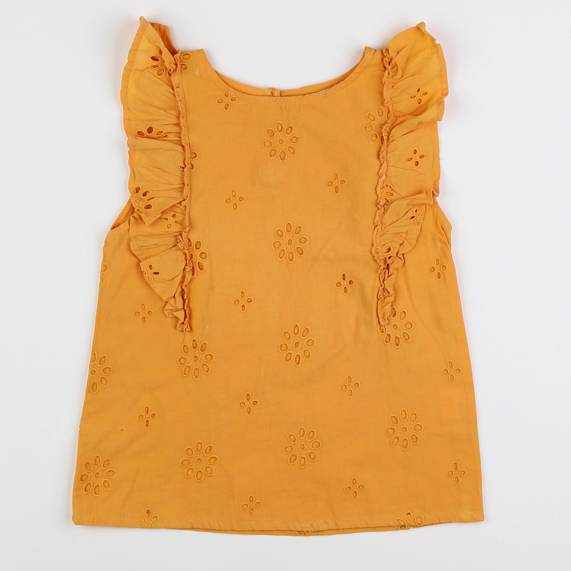 Eden & Victor - blouse orange - 8 ans