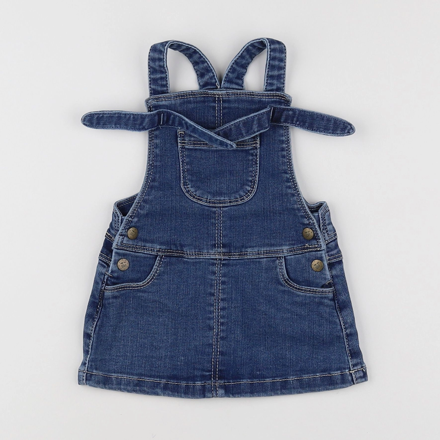Tape à l'oeil - robe bleu - 9 mois