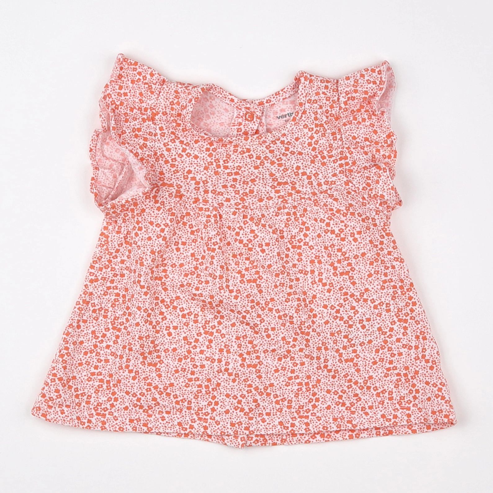 Vertbaudet - tee-shirt orange - 9 mois