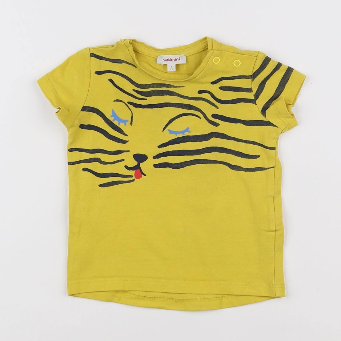 Catimini - tee-shirt jaune - 9 mois