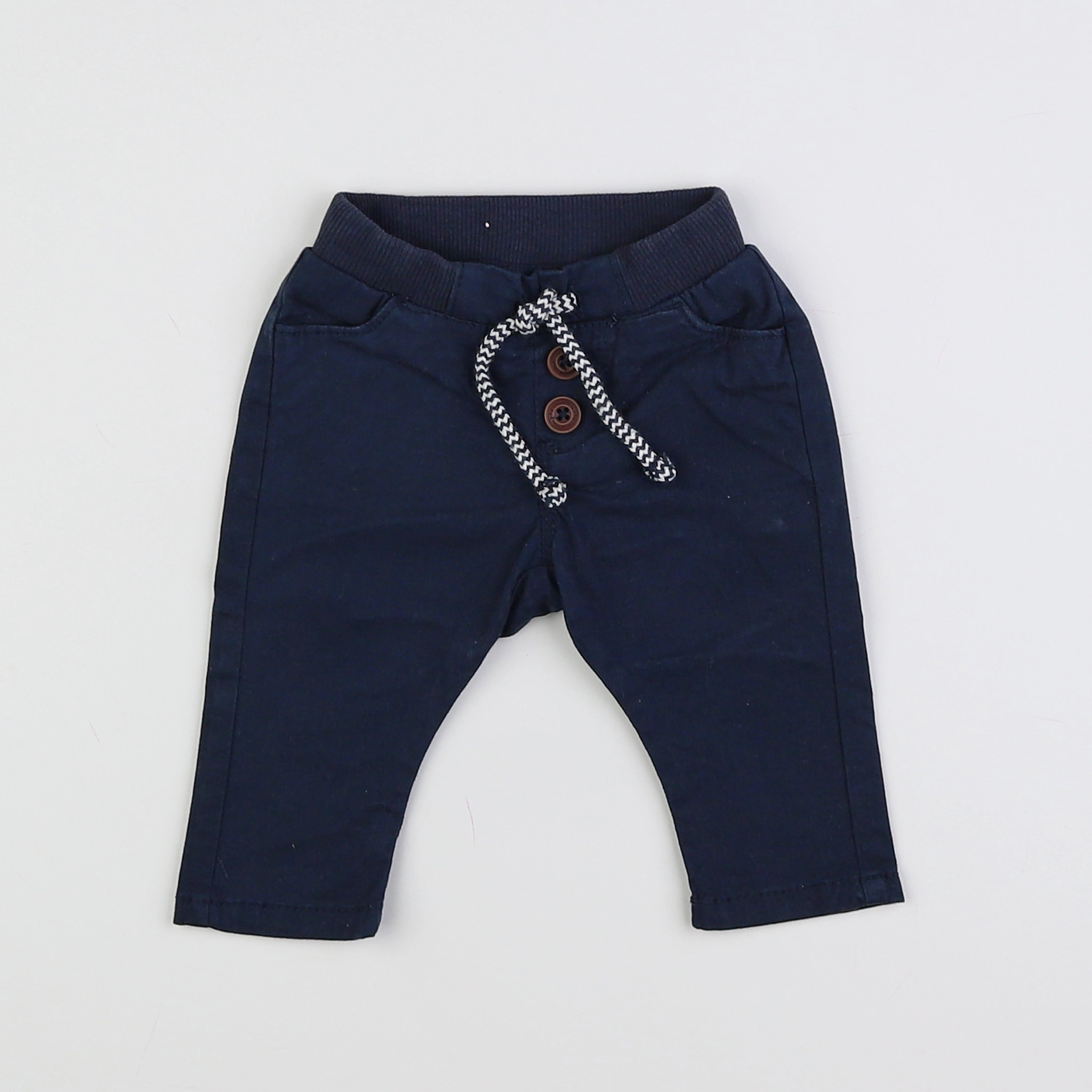 Tape à l'oeil - pantalon bleu - 3 mois