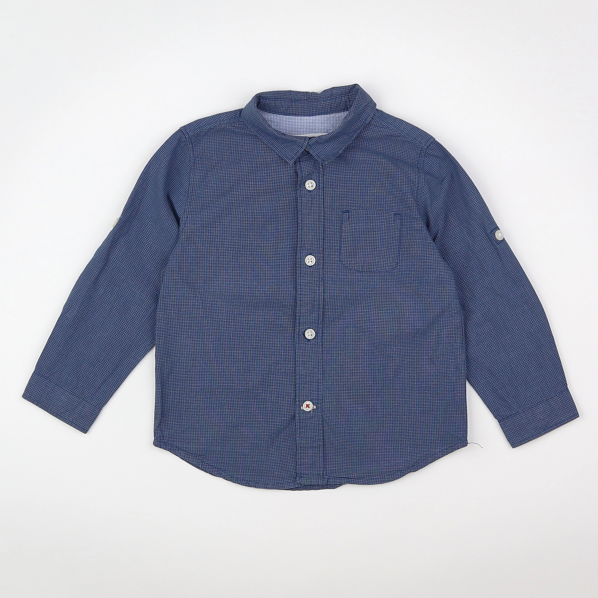 Zara - chemise bleu - 12/18 mois