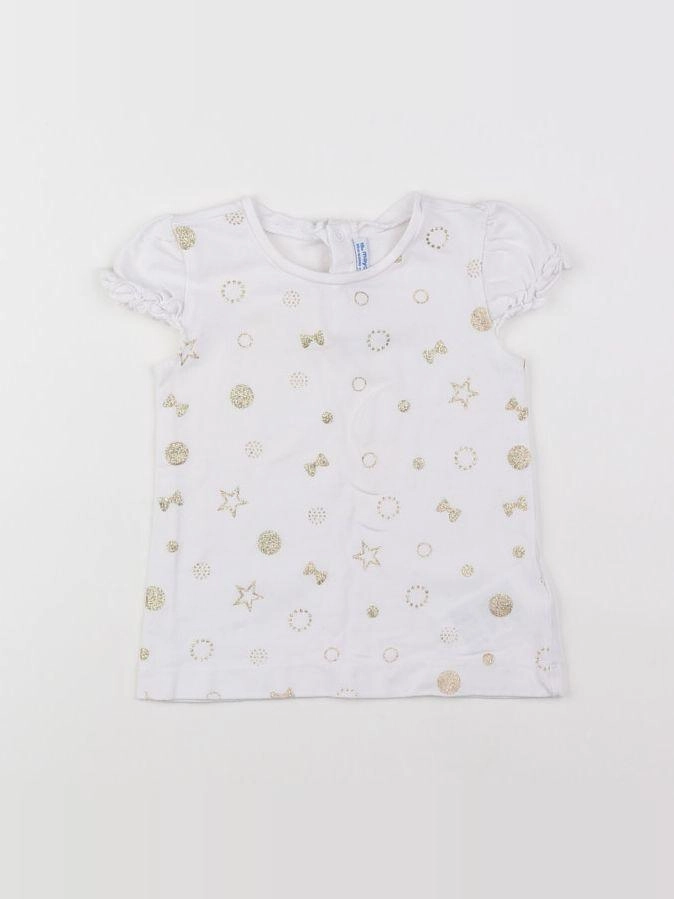 Mayoral - tee-shirt blanc - 18 mois