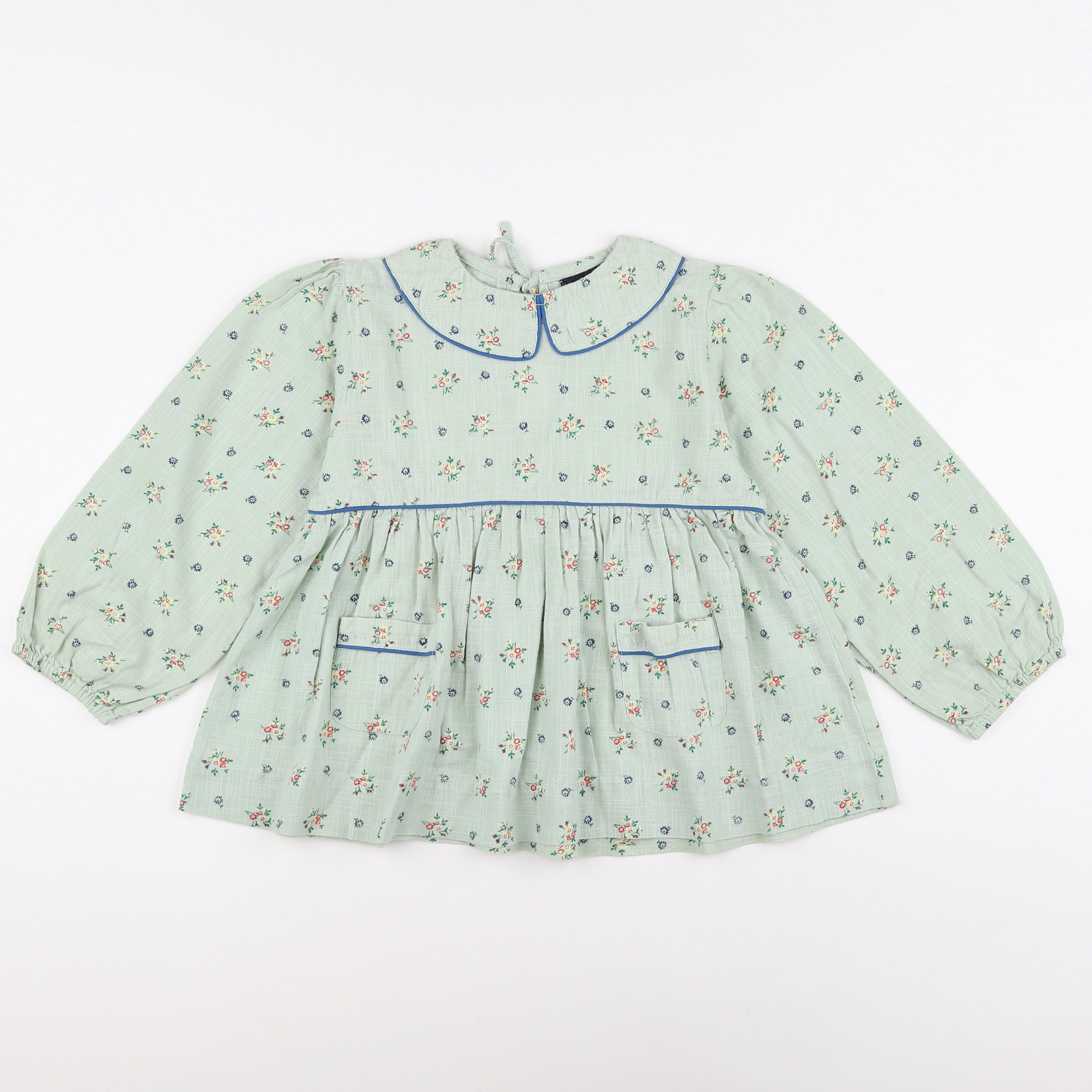 Bonjour - blouse vert - 10 ans