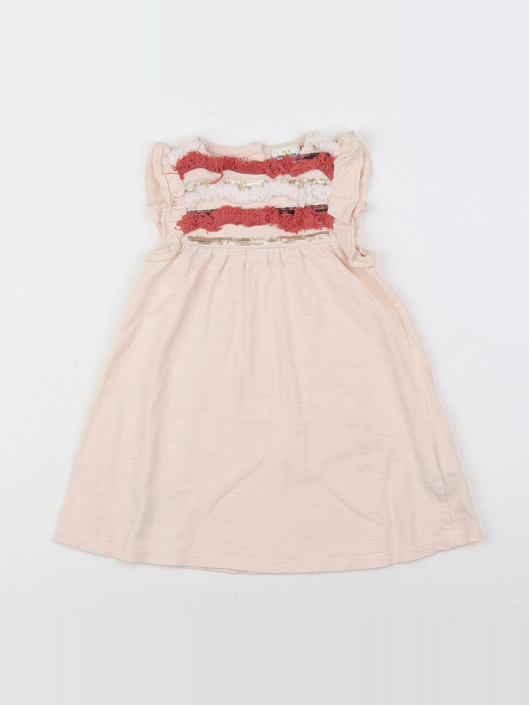 Tape à l'oeil - robe rose - 18 mois