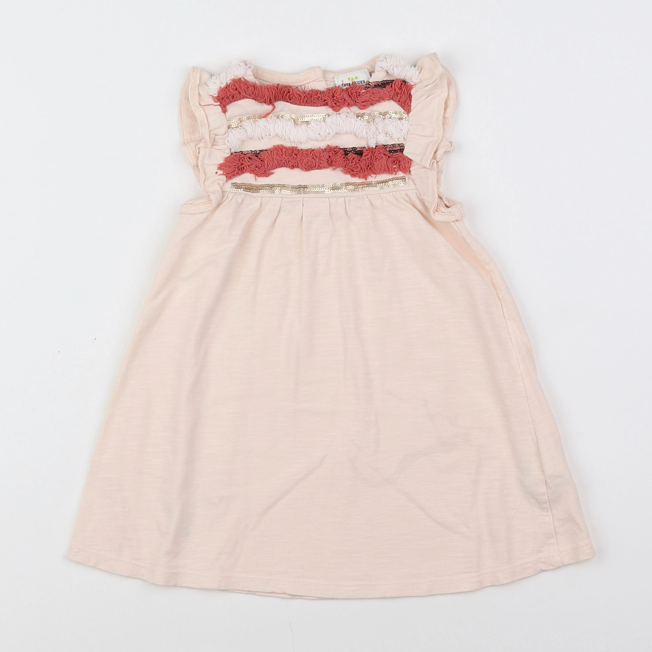 Tape à l'oeil - robe rose - 18 mois